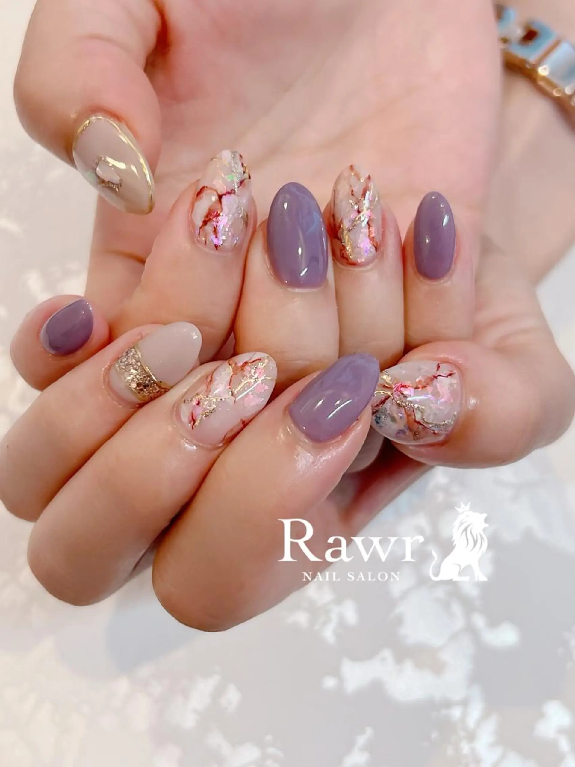 ネイル ハンドネイル Rawr / saoriのネイルデザイン
