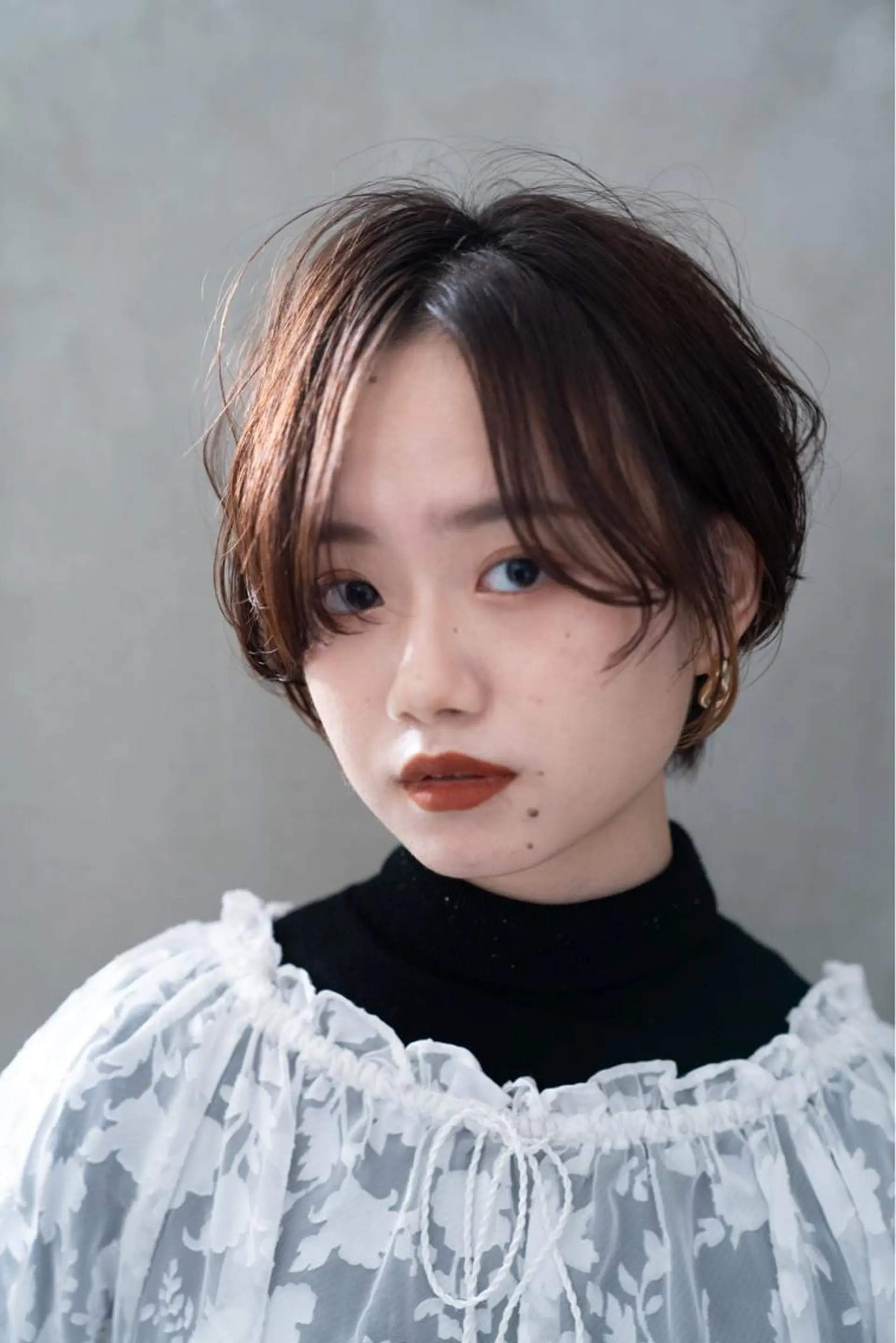 ショート カット トリートメント 大倉 未波のヘアスタイル