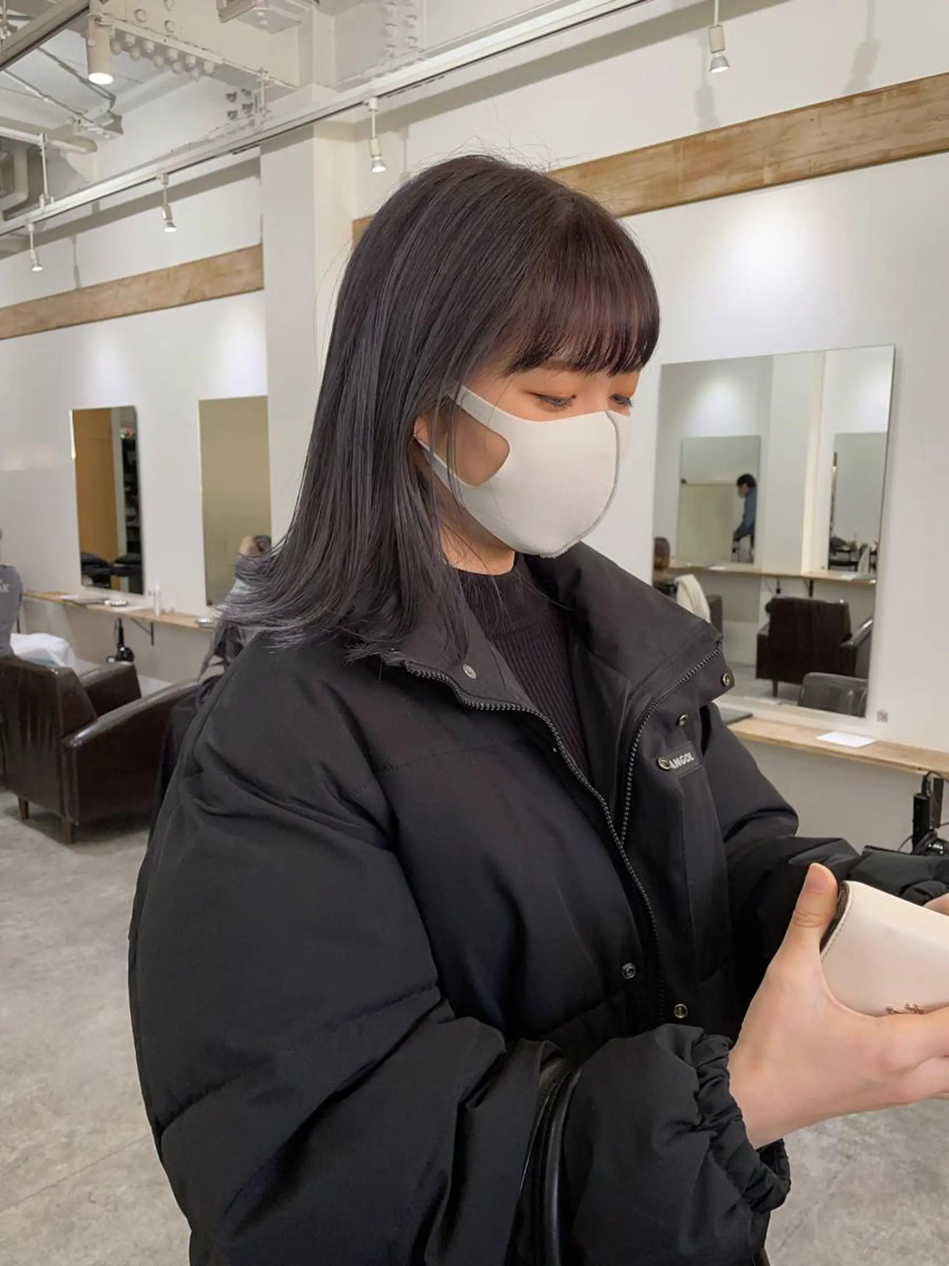 ショート カラー パーマ ヘアアレンジ キッズ ネイル マツエク・マツパ アイブロウ ハイトーンカラー ラベンダーカラー ラベンダーグレー カット ヘアカラー トリートメント パーマ/透明感カラー /ボブ/吉田一生のヘアスタイル