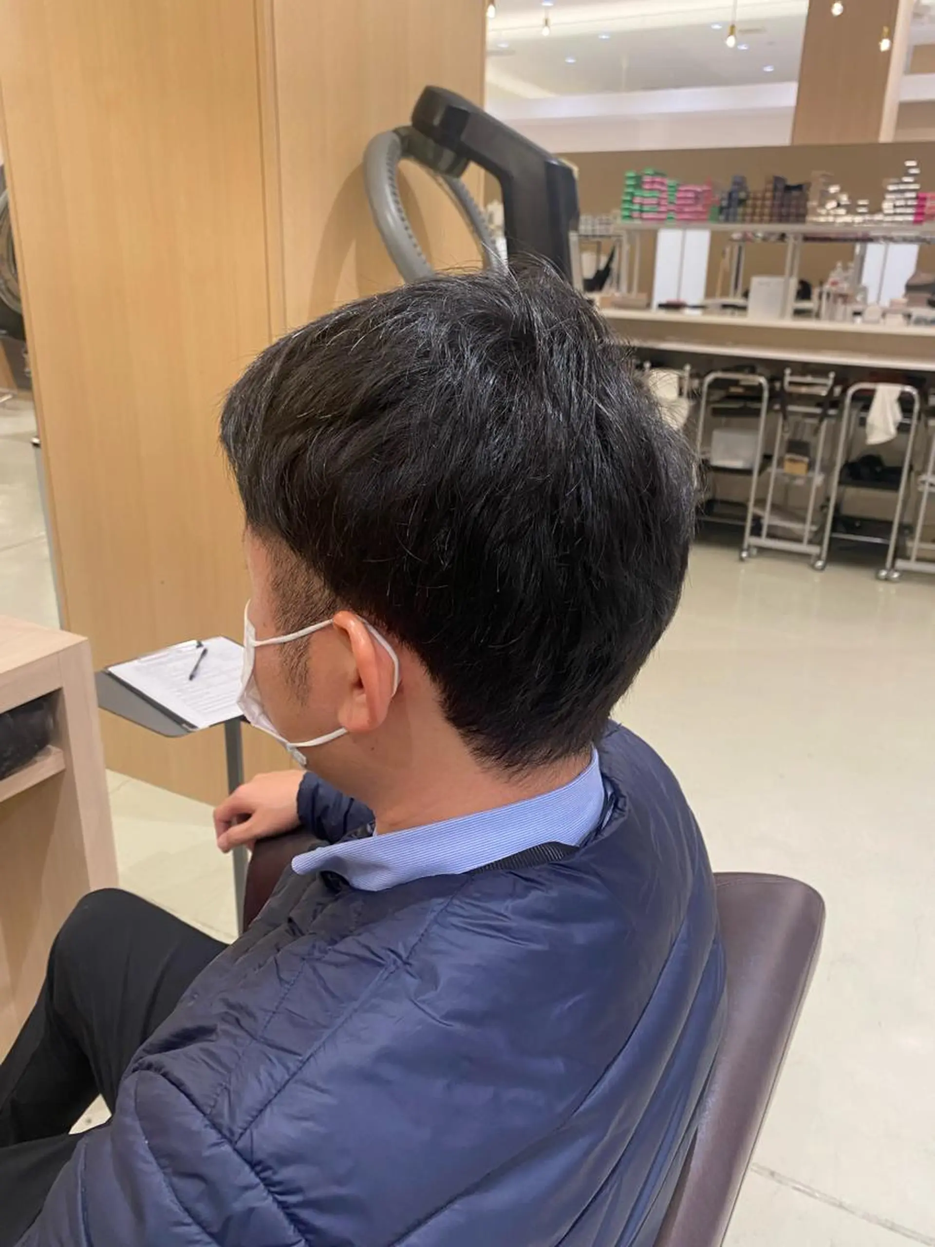 メンズ アップバング みやび🫧髪質改善 🫧透明感カラー🫧のヘアスタイル