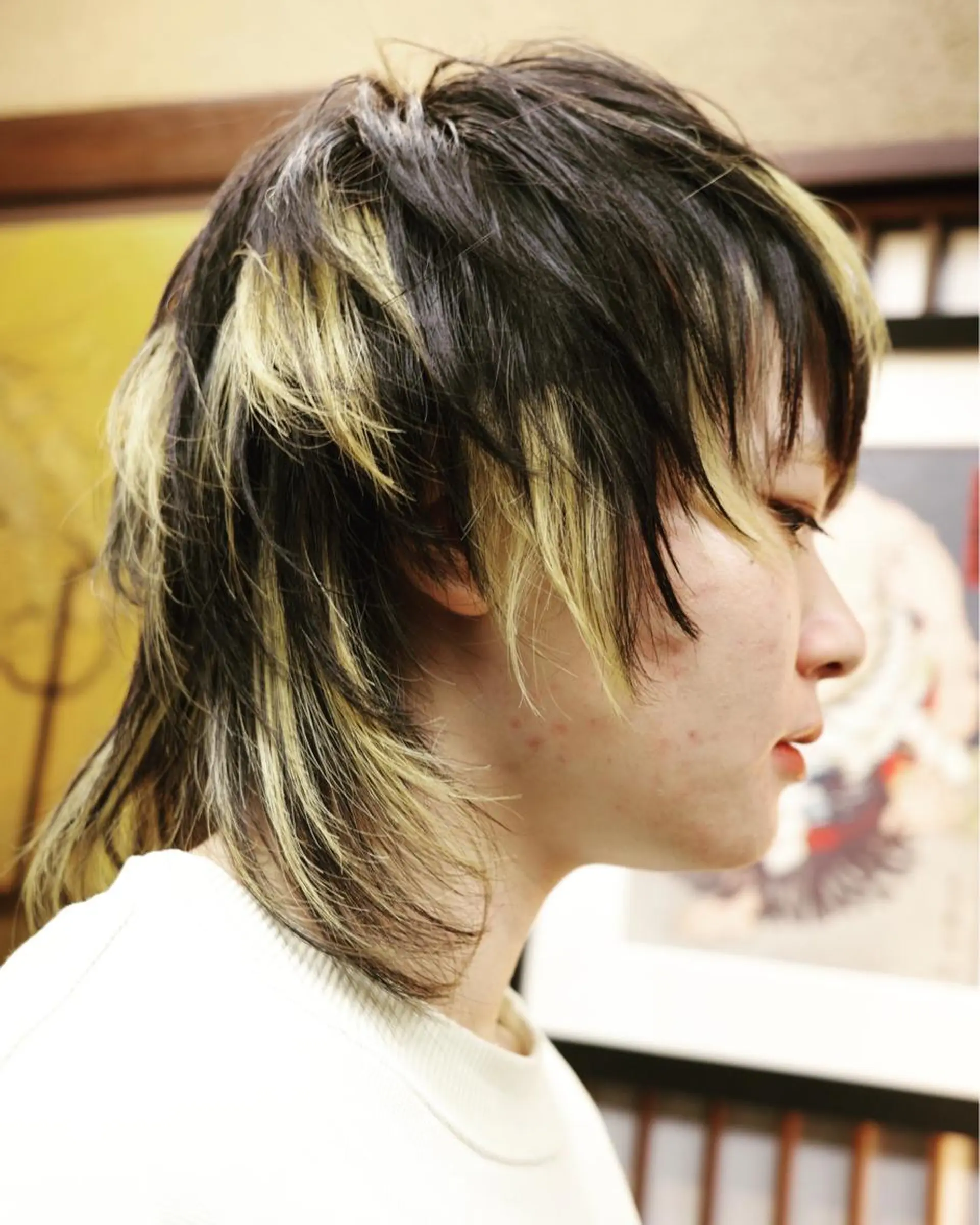 ショート カラー バレイヤージュ ブリーチ ケアブリーチ ダブルカラー ハイライトカラー KAH所属・Koichi Satoのヘアスタイル