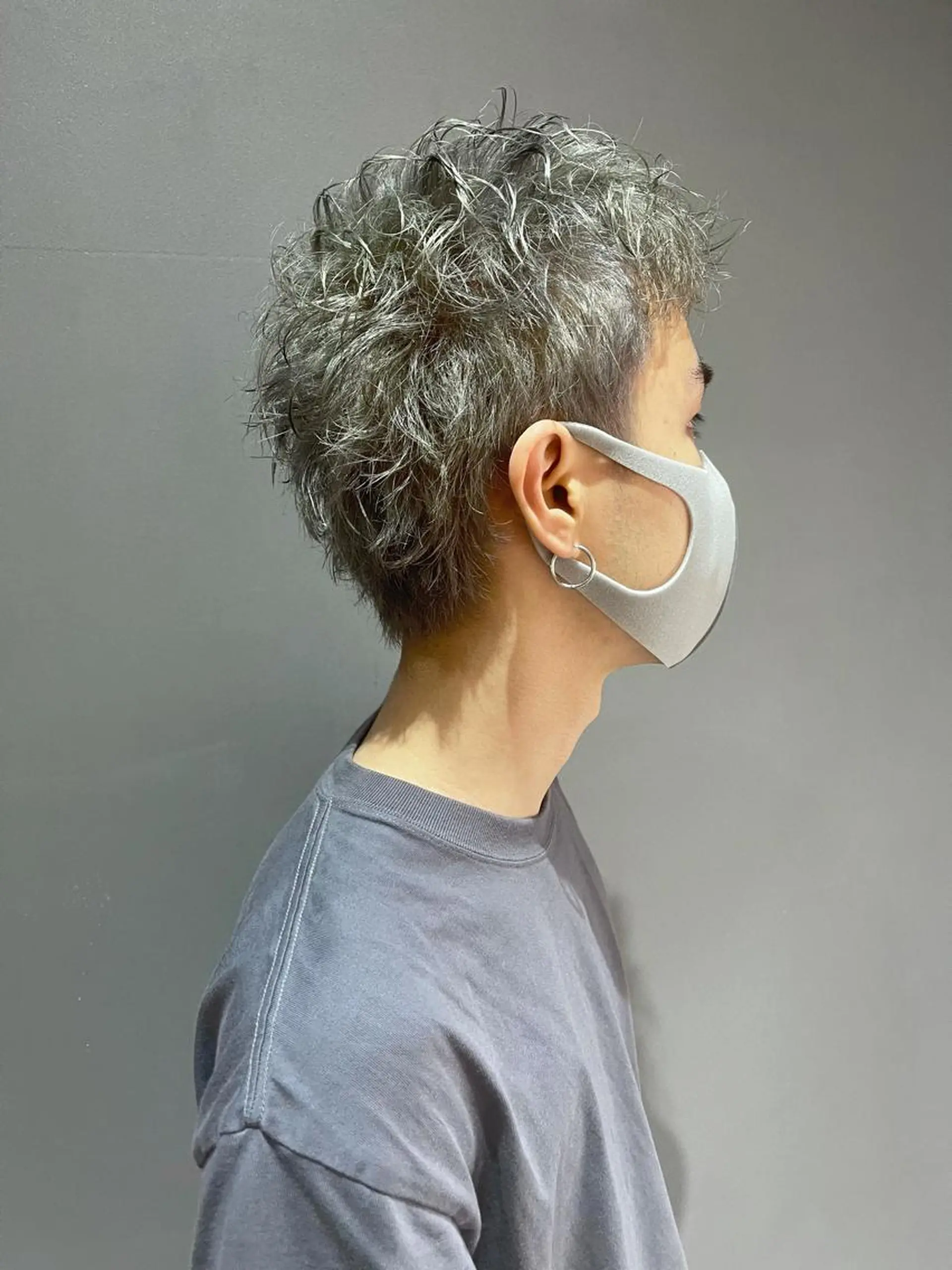 カラー メンズ アッシュ ヘアカラー 井川 倖太のヘアスタイル