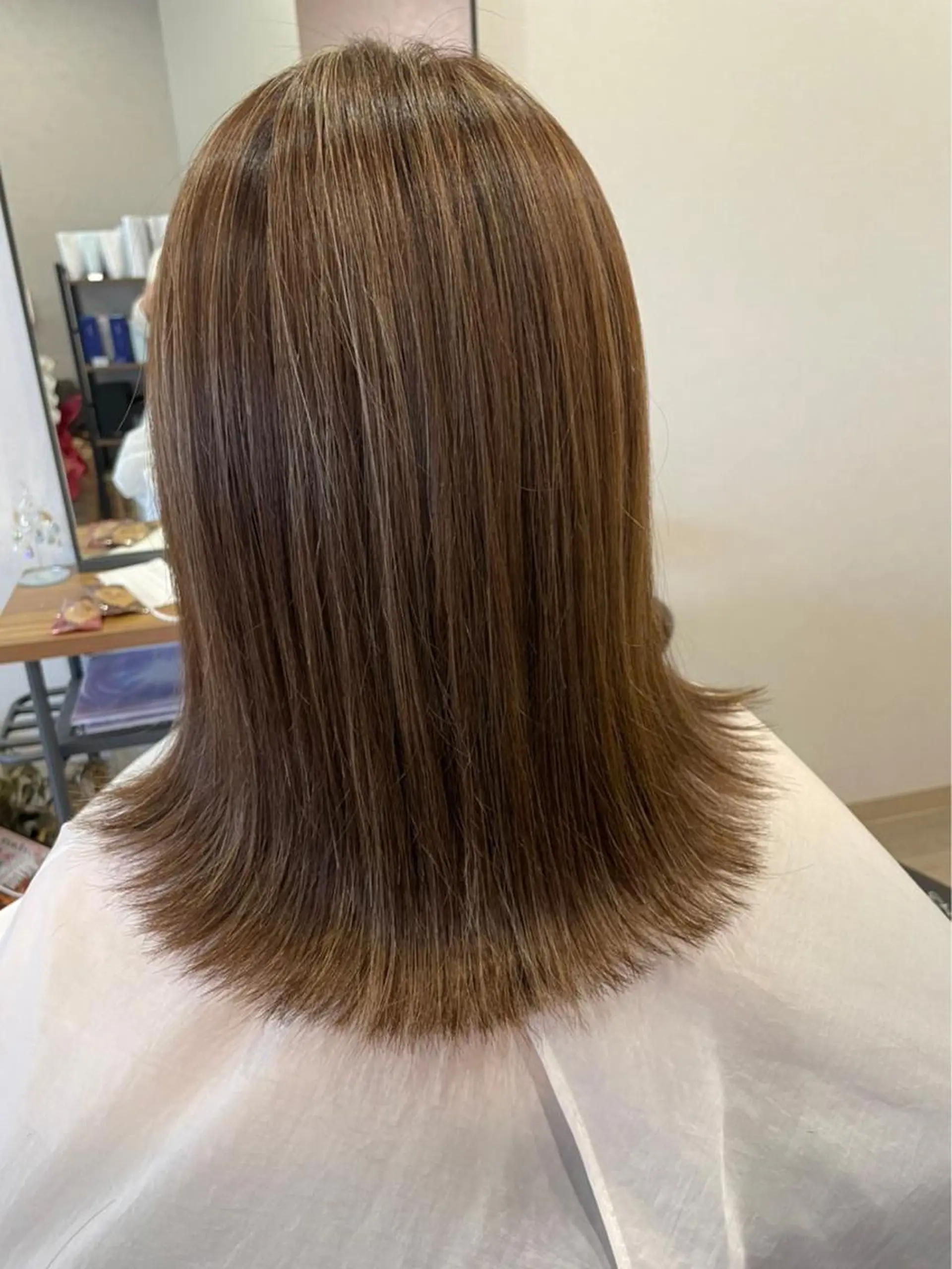 セミロング カラー ハイライトカラー ハイライト hair & spa Nalu所属・hair & spa Naluのヘアスタイル
