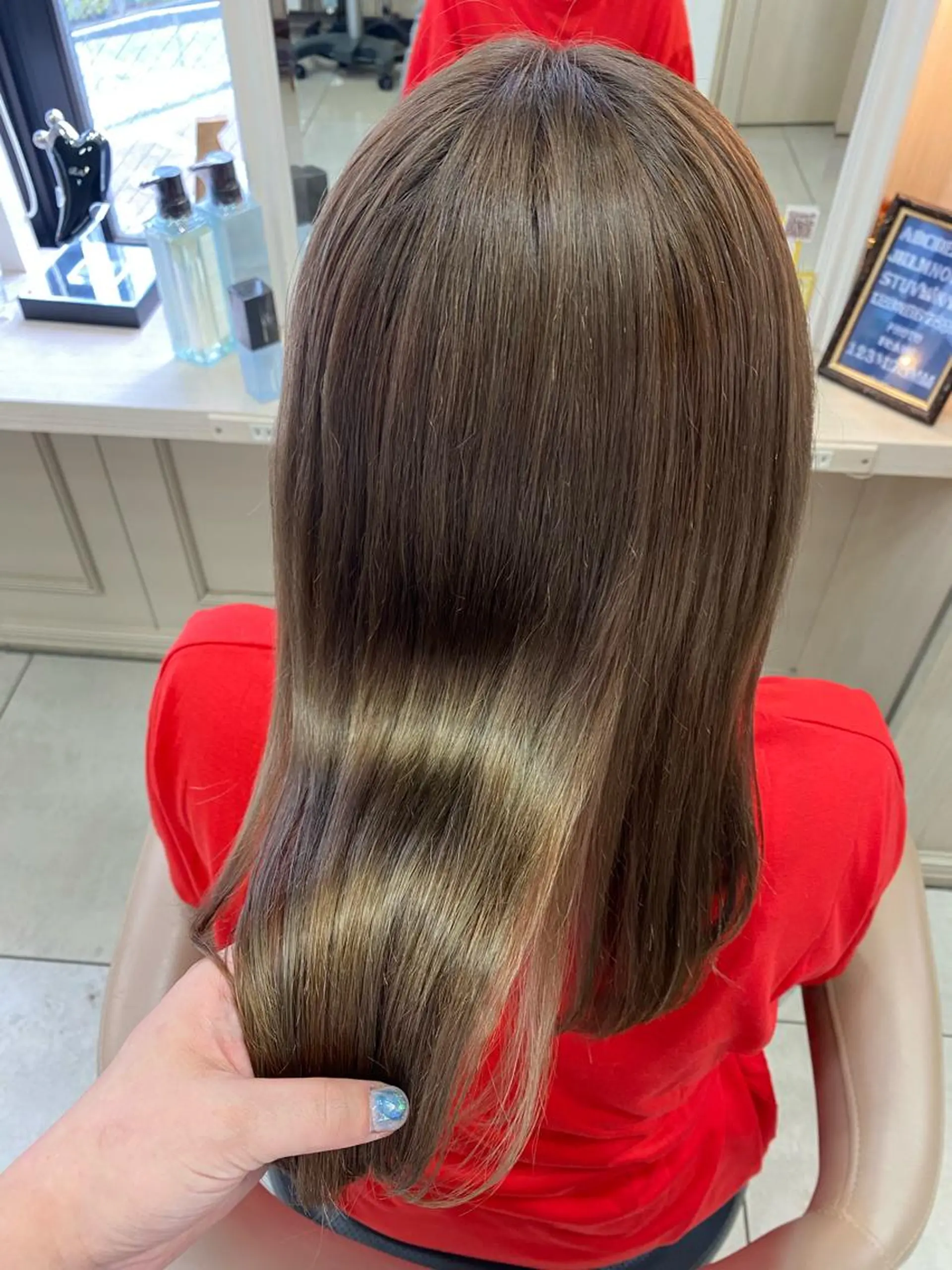 ロング カラー 💙mai🫧 縮毛矯正・ハイライトのヘアスタイル