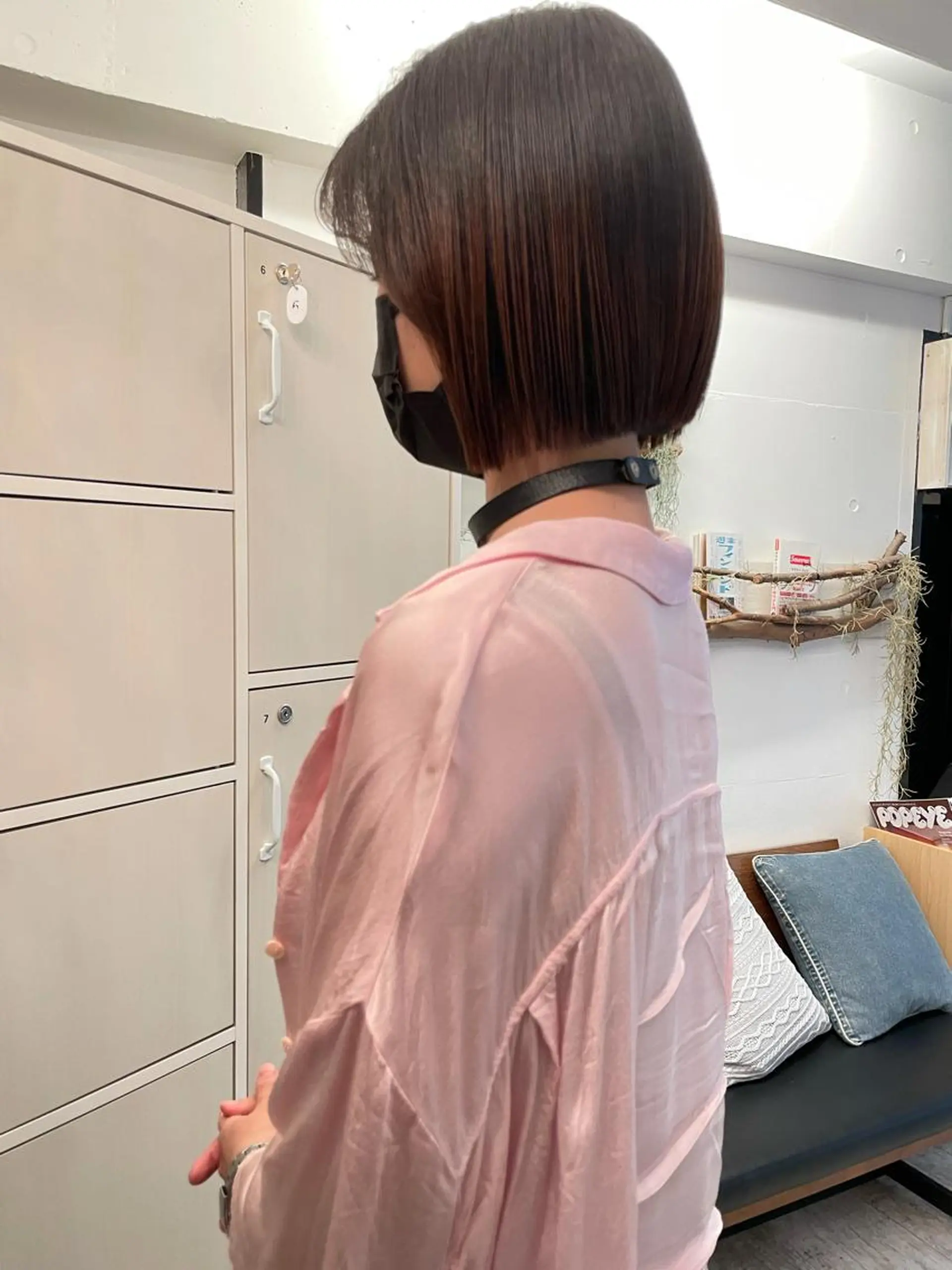 ショート ボブ カット シンプル+αな デザインを 松崎陸のヘアスタイル