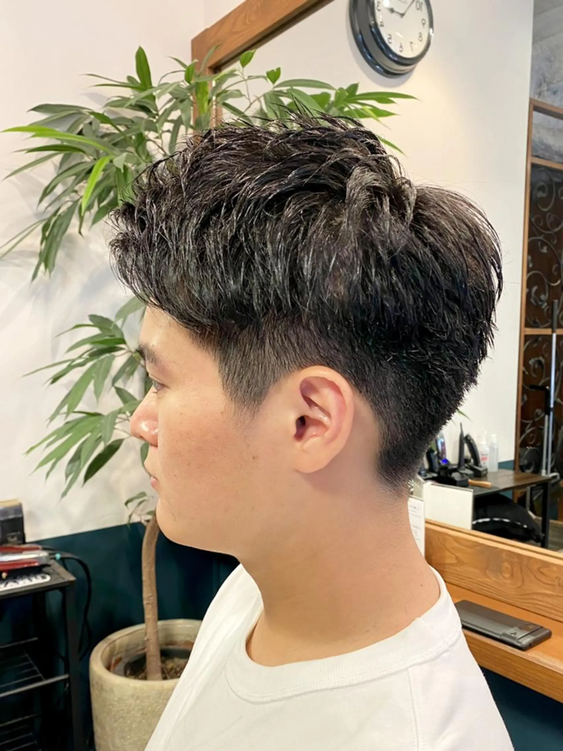 メンズ カット パーマ ヘッドスパ 早稲田/メンズ専門 /フェード/葛西裕季のヘアスタイル