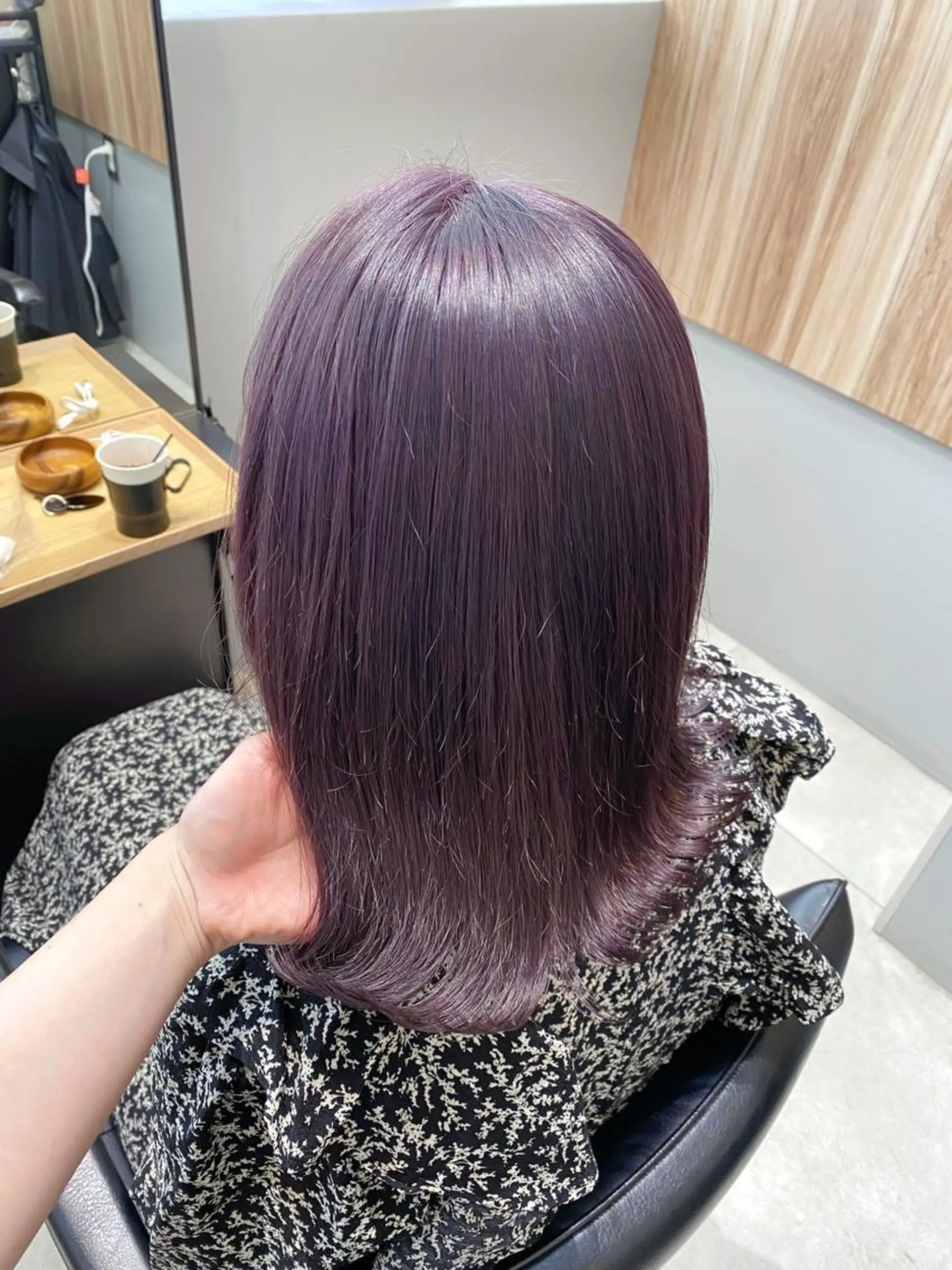 ミディアム カラー ヘアアレンジ ヘアカラー 畑中 愛梨のヘアスタイル