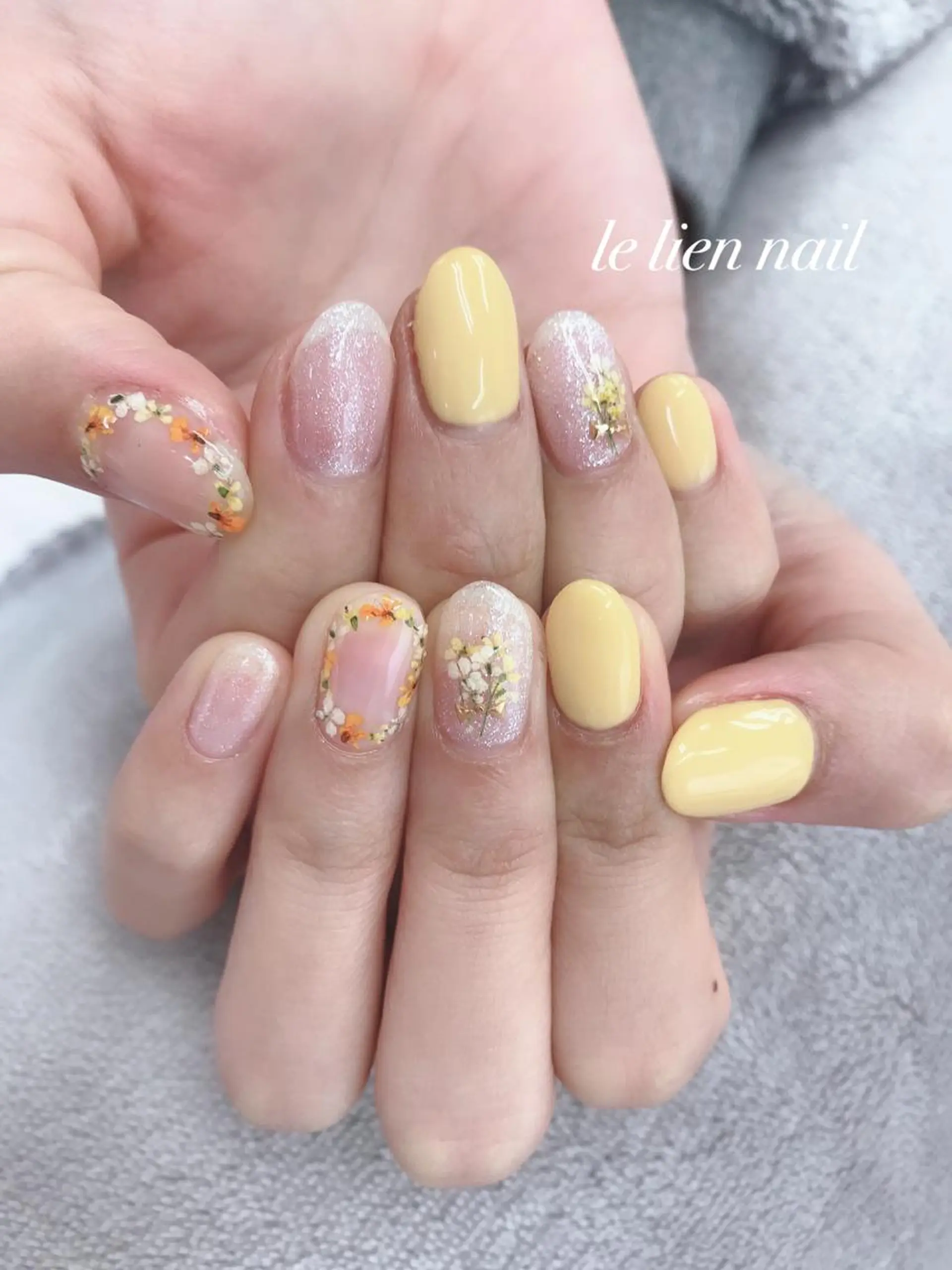 ミディアム ハンドネイル le lien nailのネイルデザイン