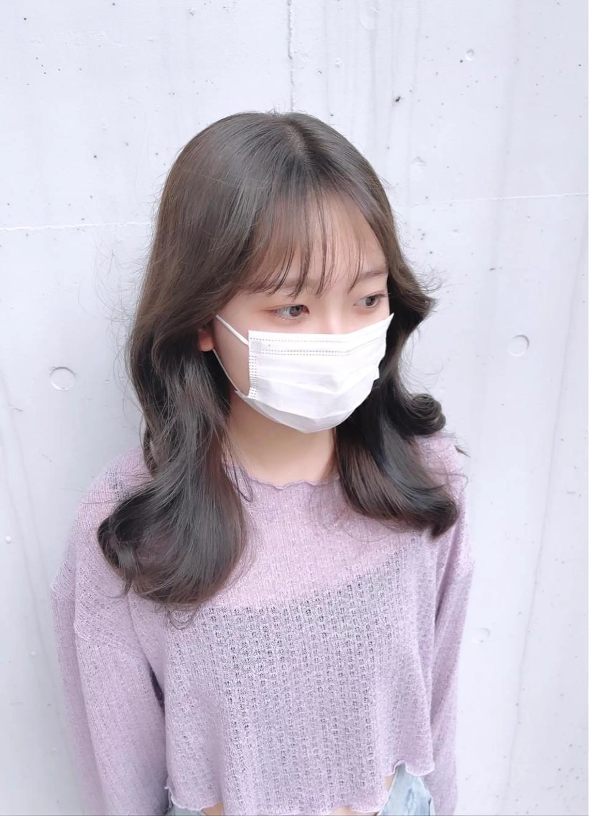 ロング カラー ベージュカラー ブリーチ ハイトーンカラー ブリーチなしカラー オレンジ カット ヘアカラー 泉 堅也のヘアスタイル