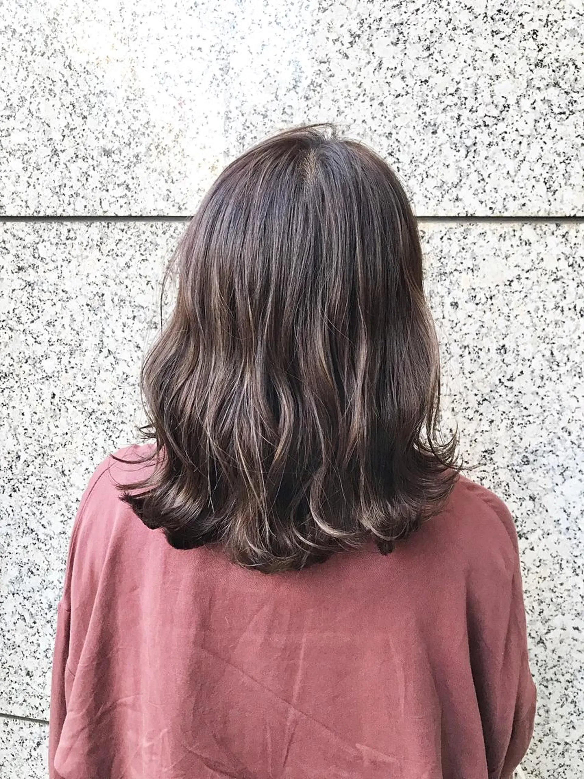 ミディアム 平尾 拓也のヘアスタイル