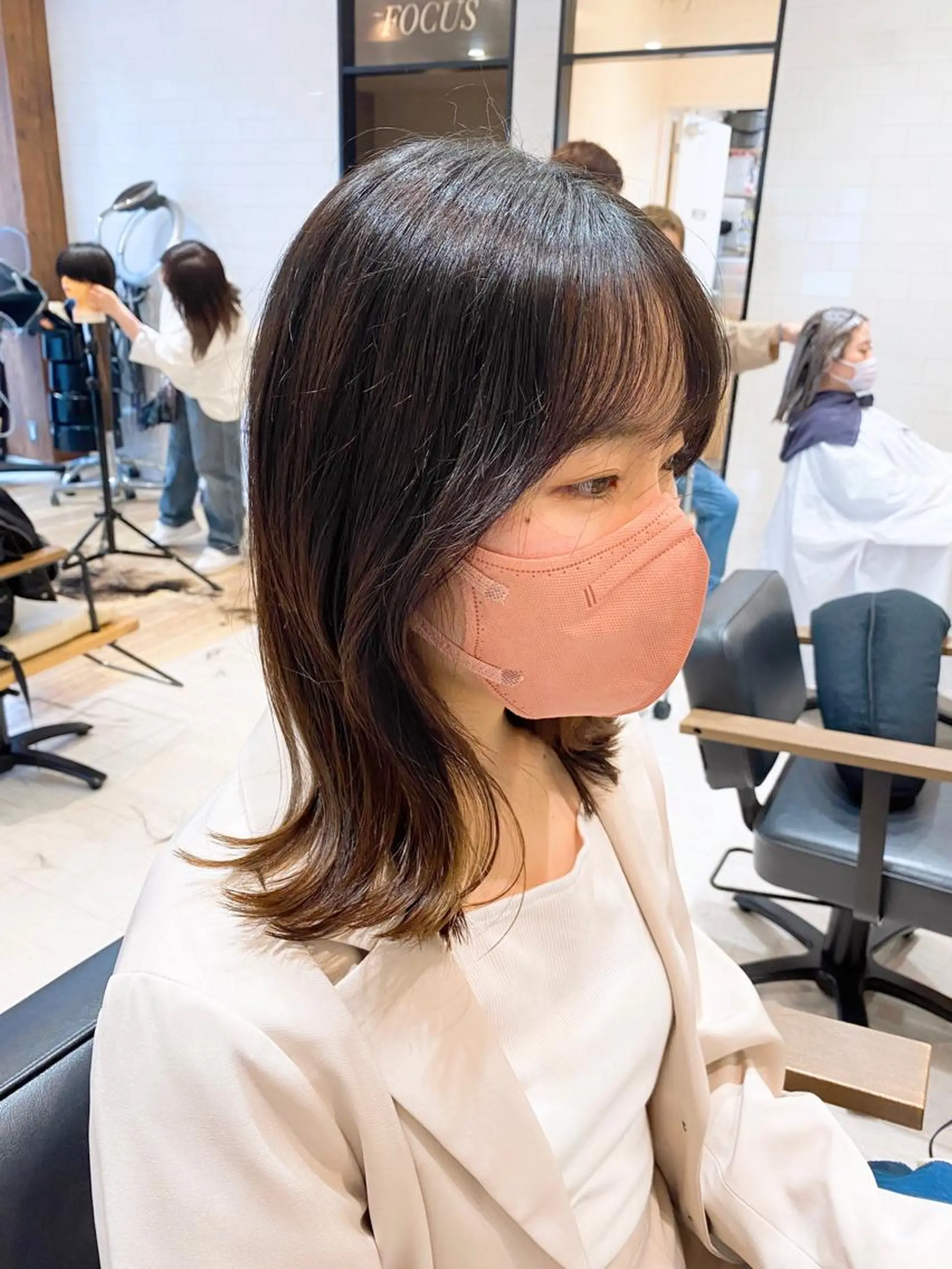 ミディアム 韓国風ヘア 韓国トレンドヘア しゅーやのヘアスタイル