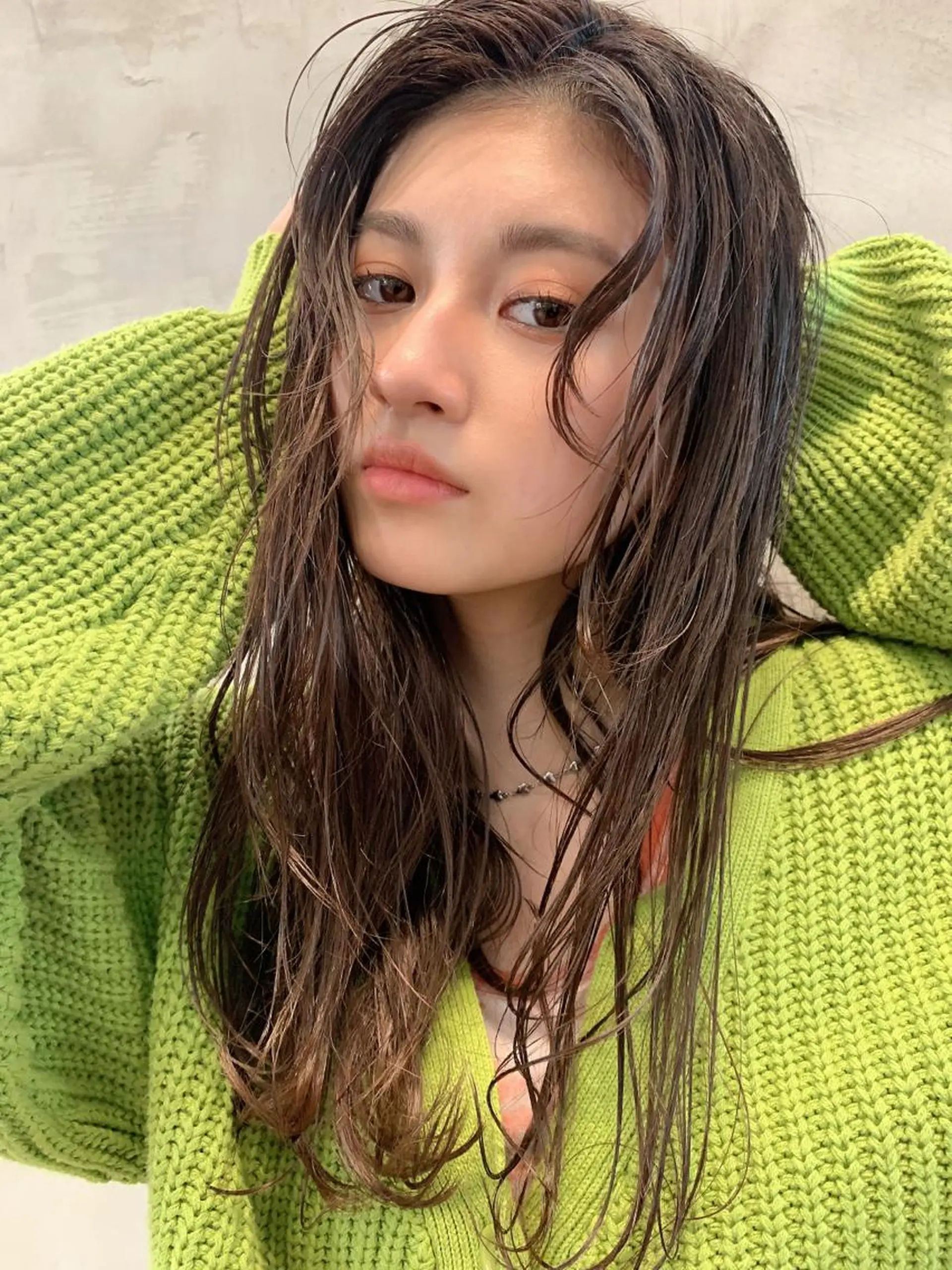 ロング 林 隆平のヘアスタイル