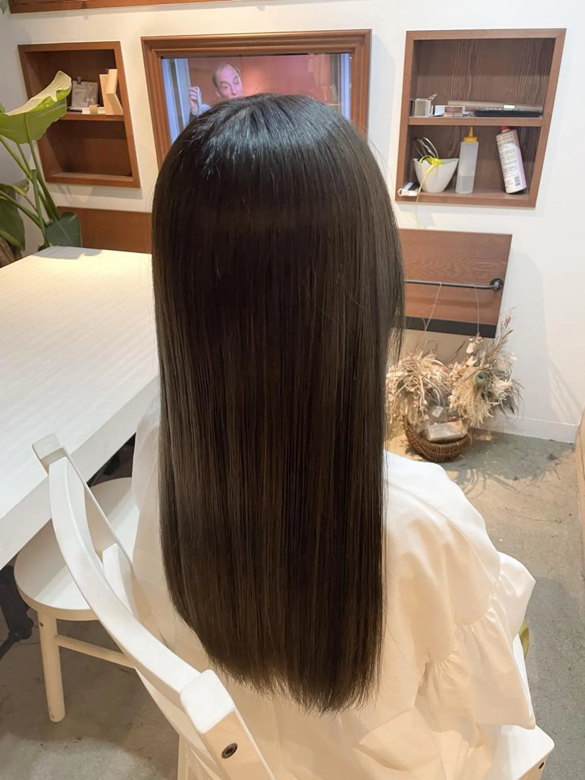 ロング カット ヘアカラー トリートメント ｅｒｉ 🧴🫧のヘアスタイル