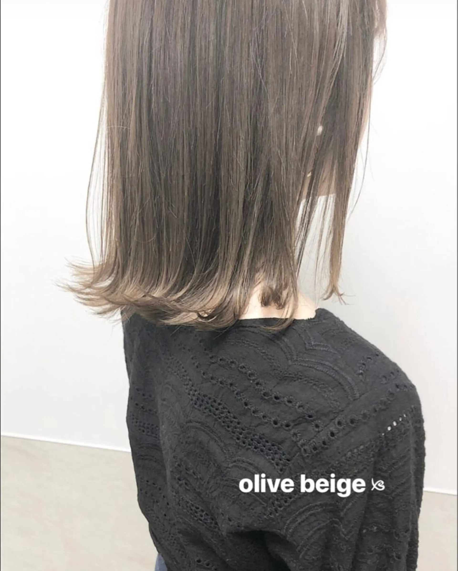 ミディアム カラー ベージュカラー オリーブベージュ ヘアカラー トリートメント autre所属・大久保 ひでなりのヘアスタイル