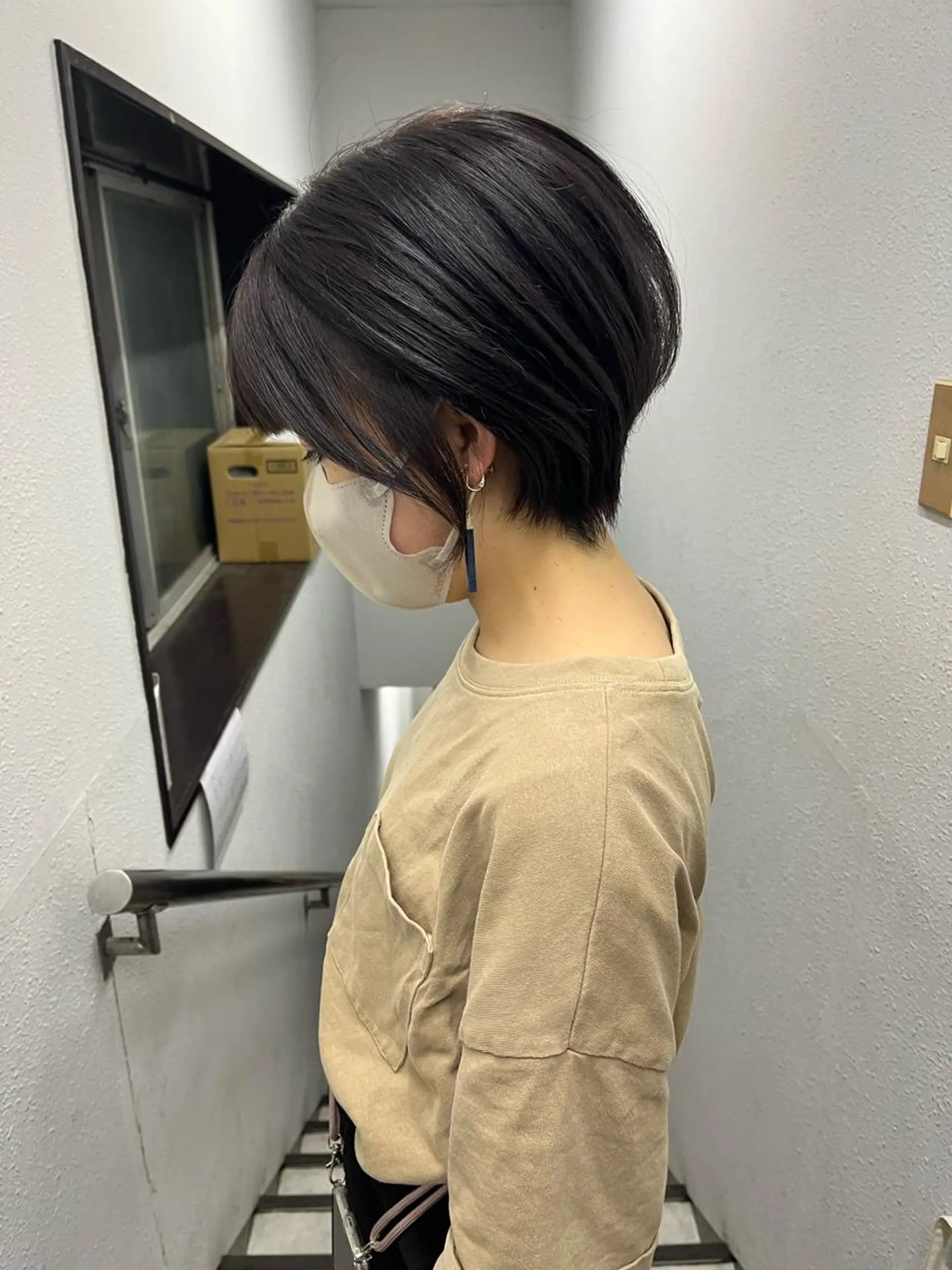 ショート 丸みショート ショートヘア カット トリートメント 💗レイヤーショート ボブ艶髪/竜也💗のヘアスタイル