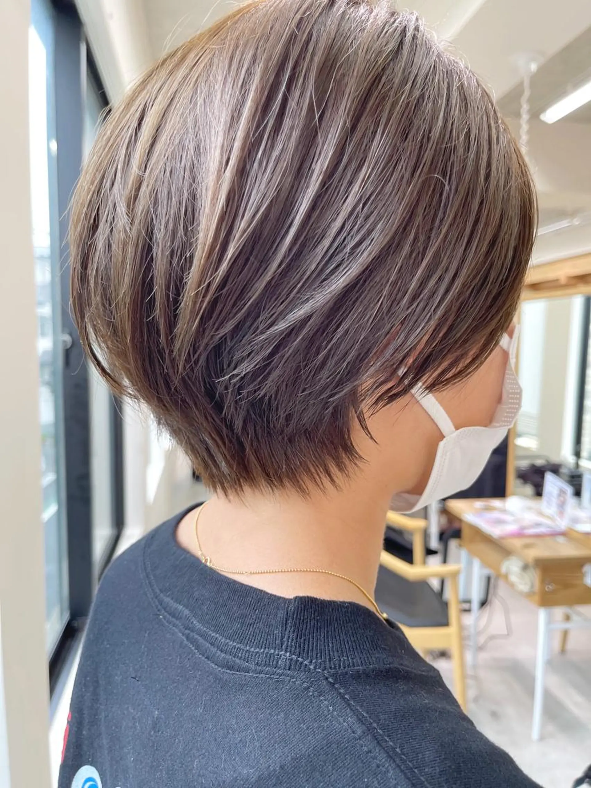 ショート カット ヘアカラー トリートメント 錦糸町カットの匠 AKIRA店長のヘアスタイル