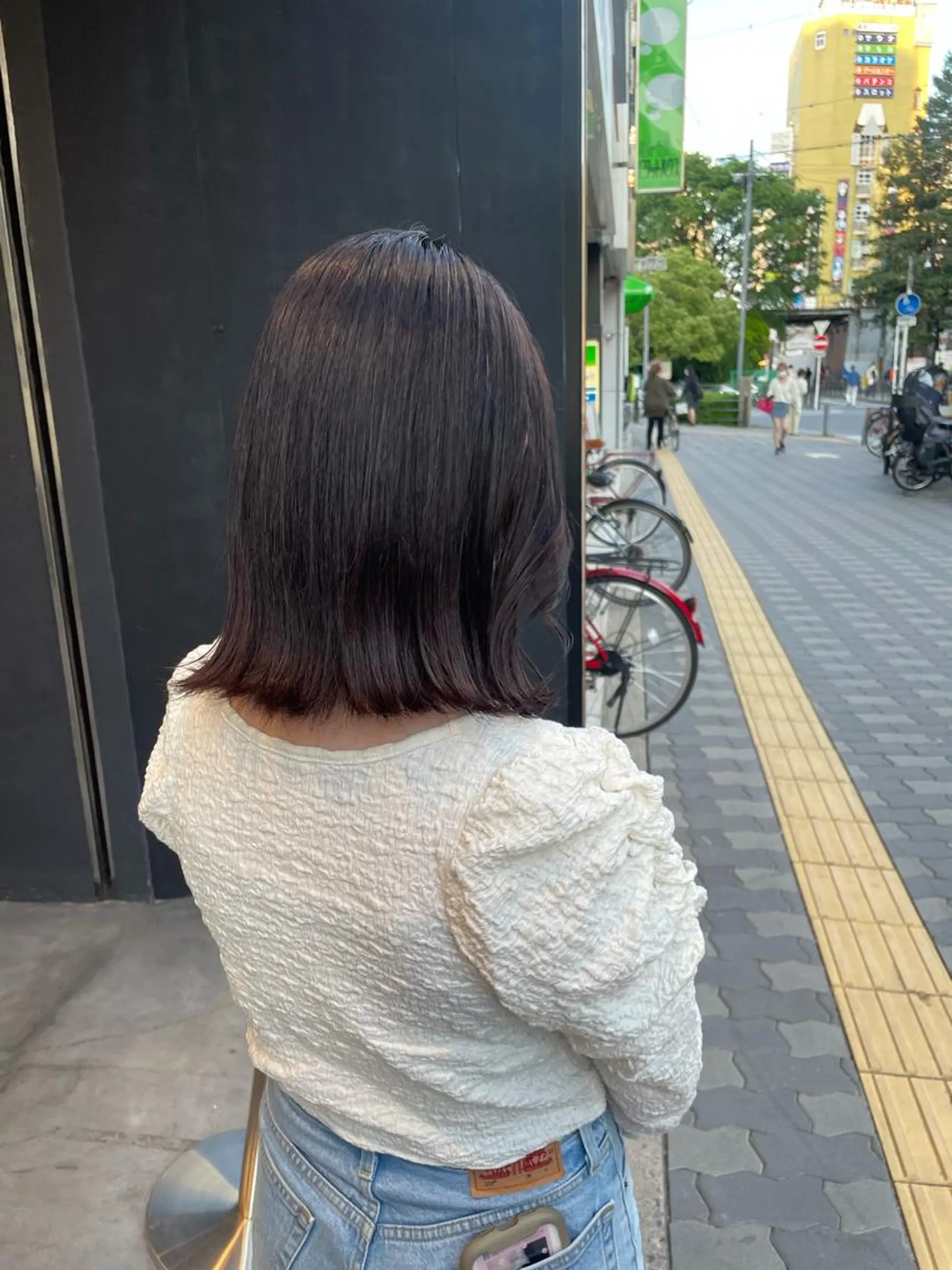 ミディアム カラー yohaku misakiのヘアスタイル