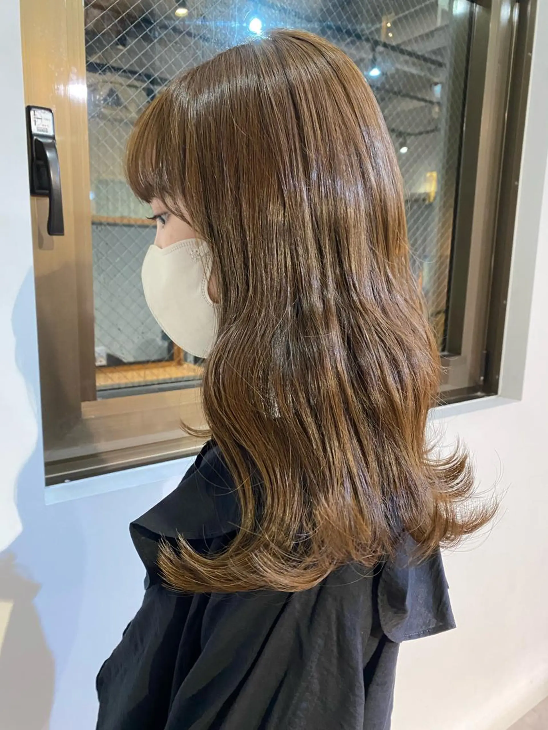 セミロング GO TODAY SHAiRE SALON 原宿Stella店所属・𓍯柔らかhair 𓍯 yukinoのヘアスタイル