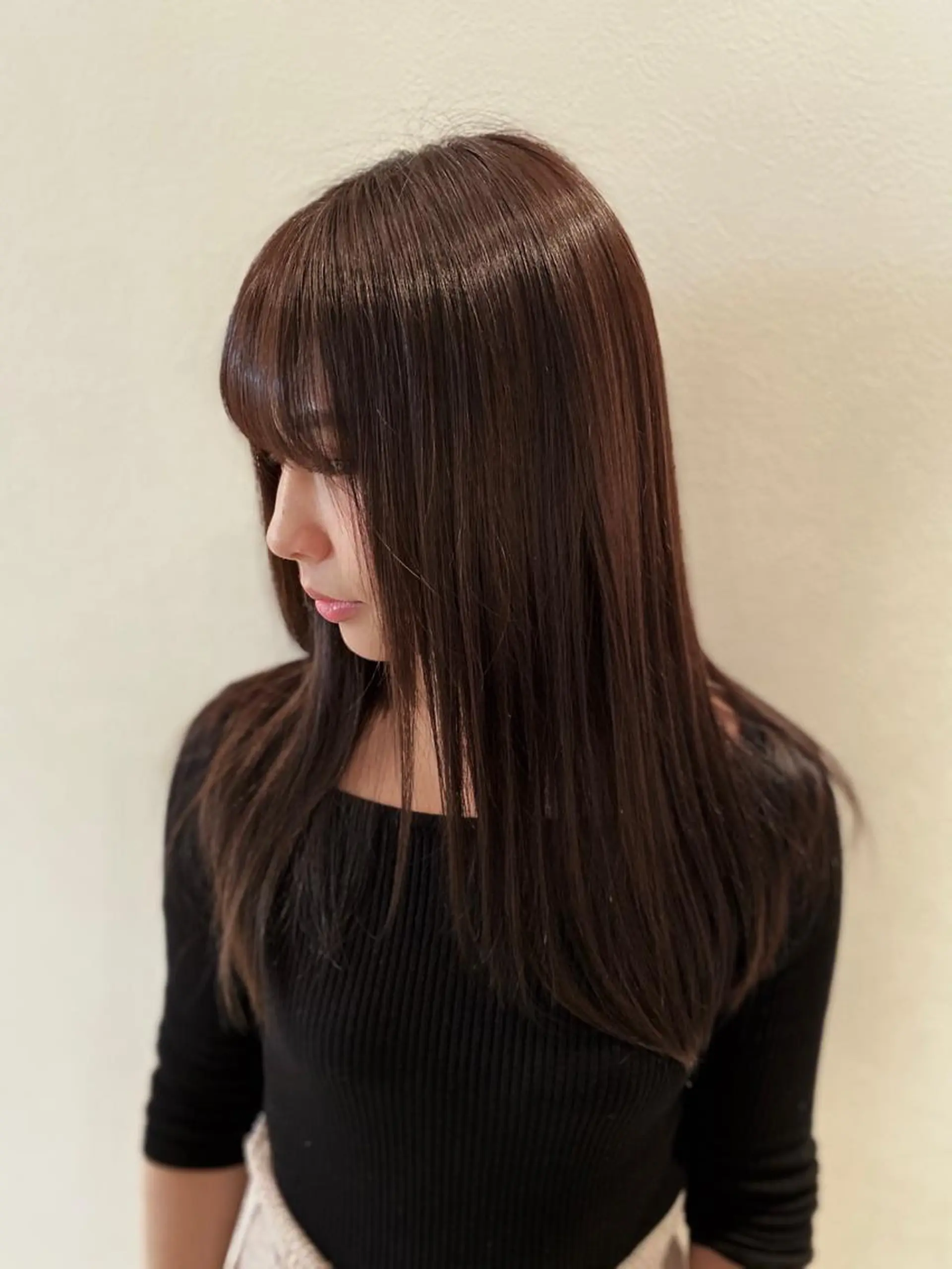 ロング カラー カット ヘアカラー トリートメント 平田 健一のヘアスタイル