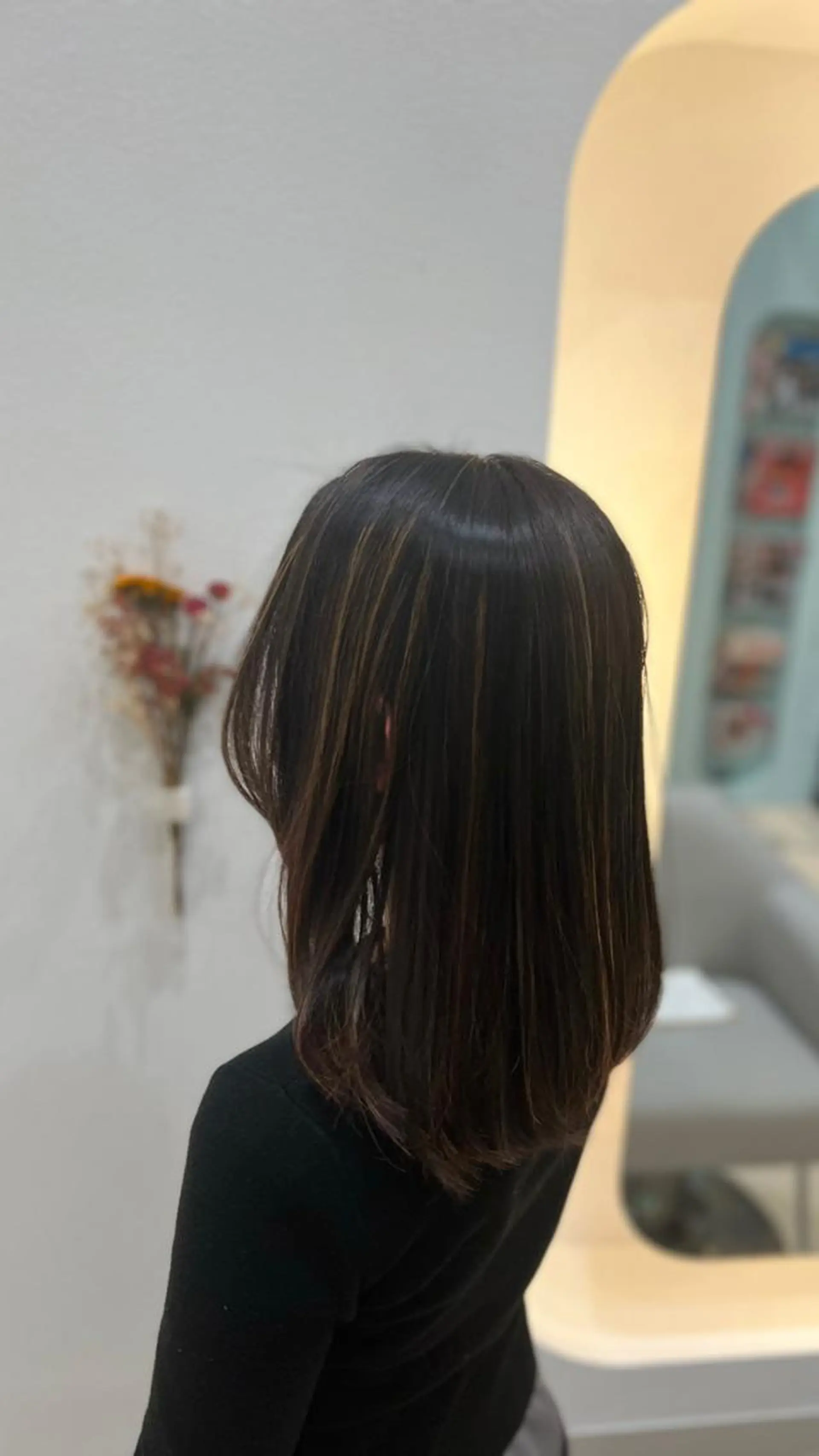 ミディアム カラー パーマ 堀井 凌平のヘアスタイル