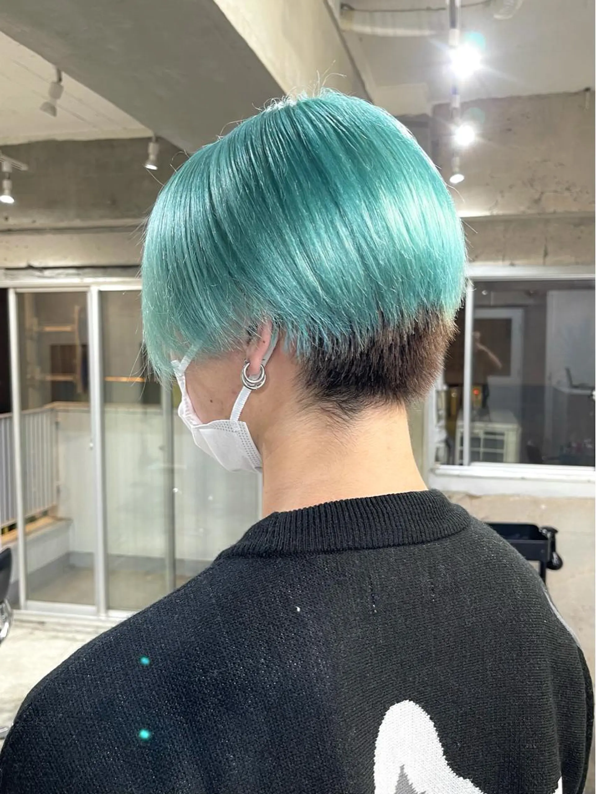 ショート カラー ハッシュカットとハイ トーン/HIROKIのヘアスタイル
