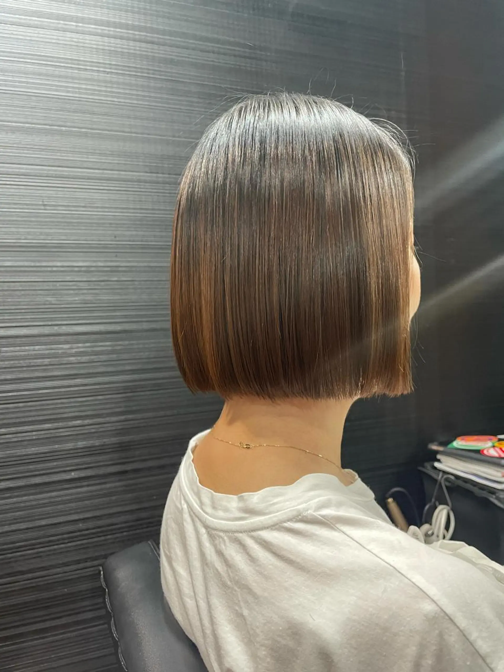 ショート カラー パーマ 髪質改善 トリートメント VERONIQUE所属・山本 雅由のヘアスタイル