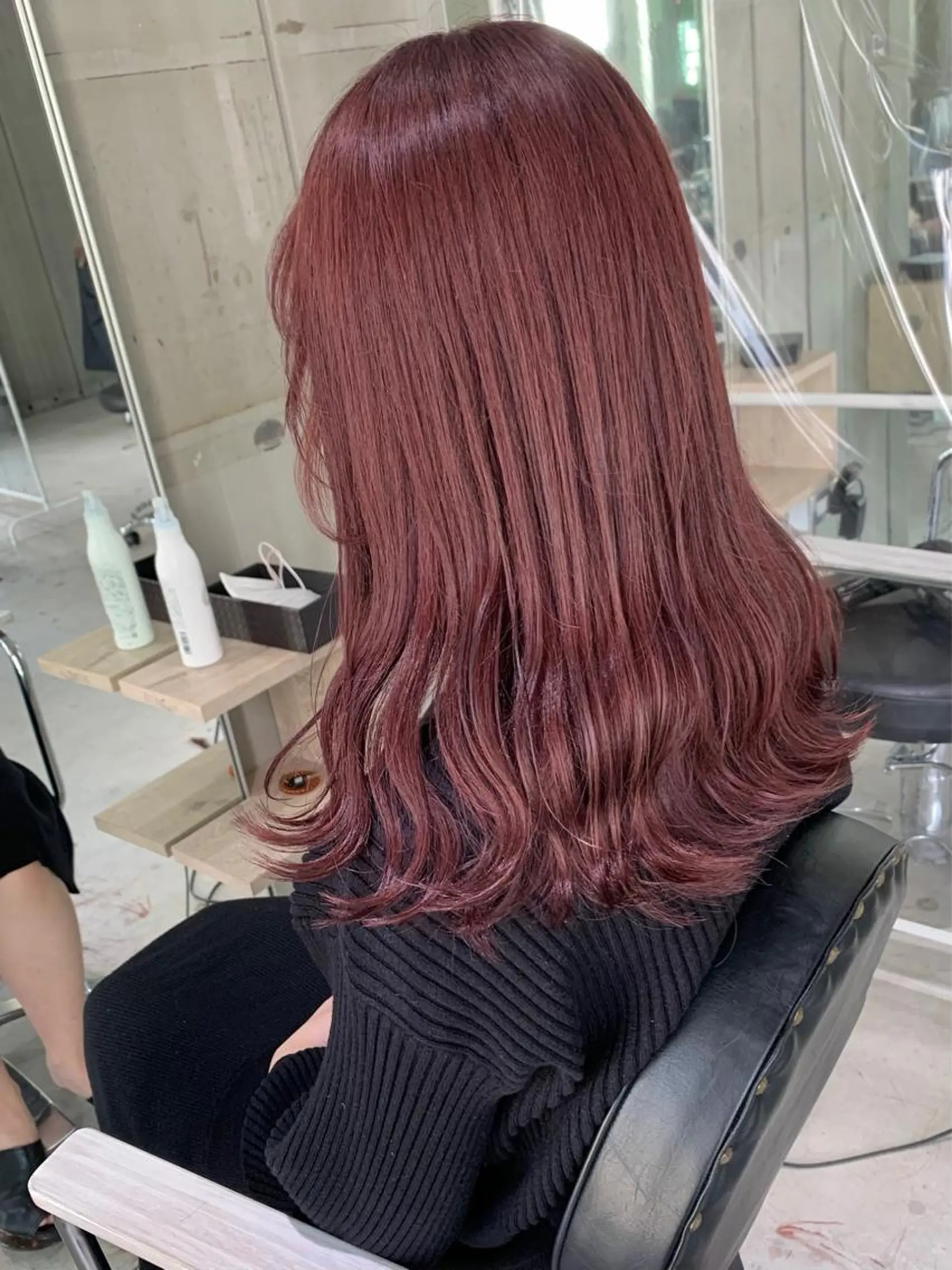 ロング カラー ヘアカラー トリートメント 暖色/まろベージュ/ シカタユウカのヘアスタイル