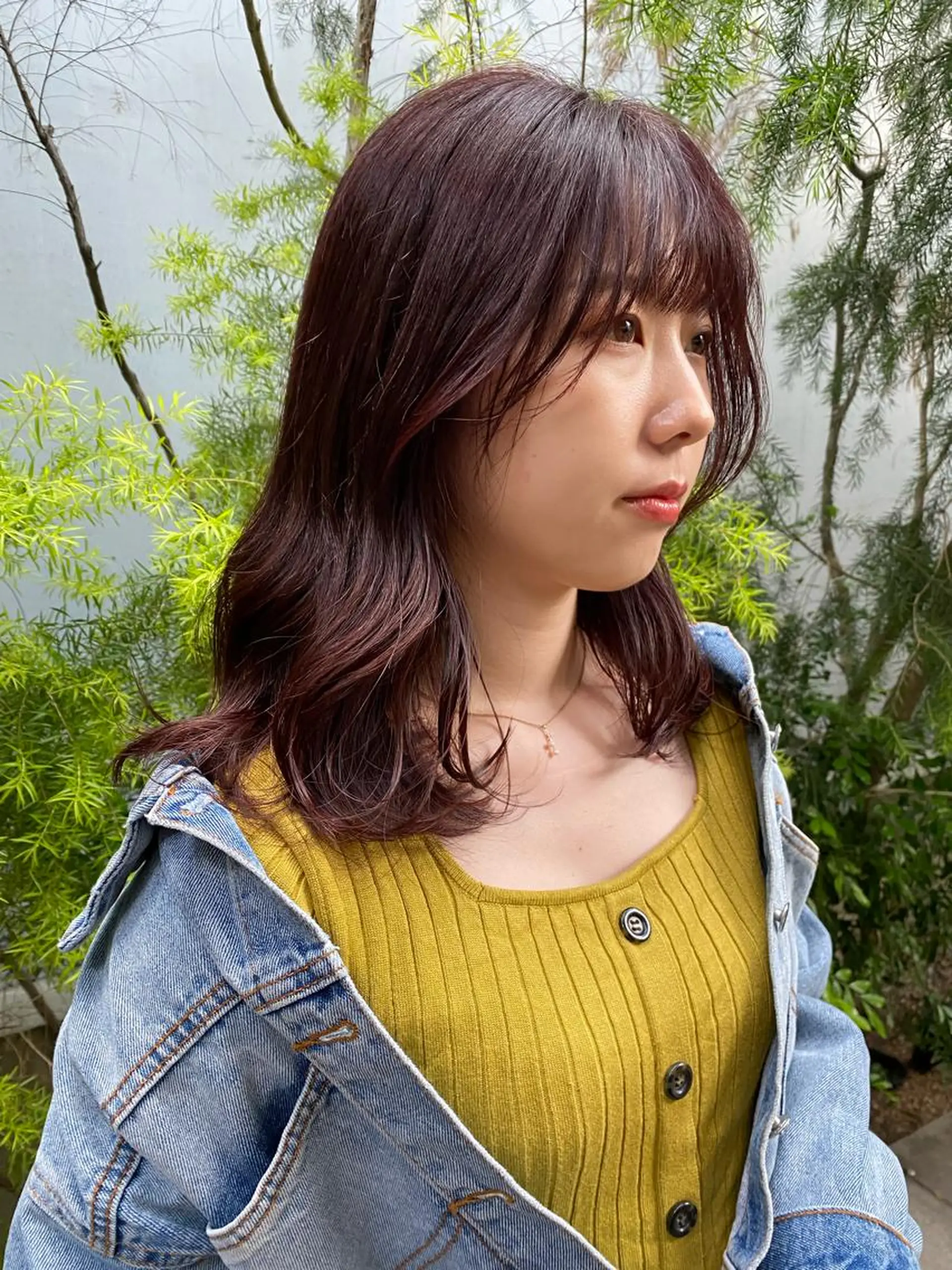 セミロング カラー ピンクカラー レッドカラー RAYGLOW  by Headlight 東海店所属・海外ヘア スタイルRIOのヘアスタイル