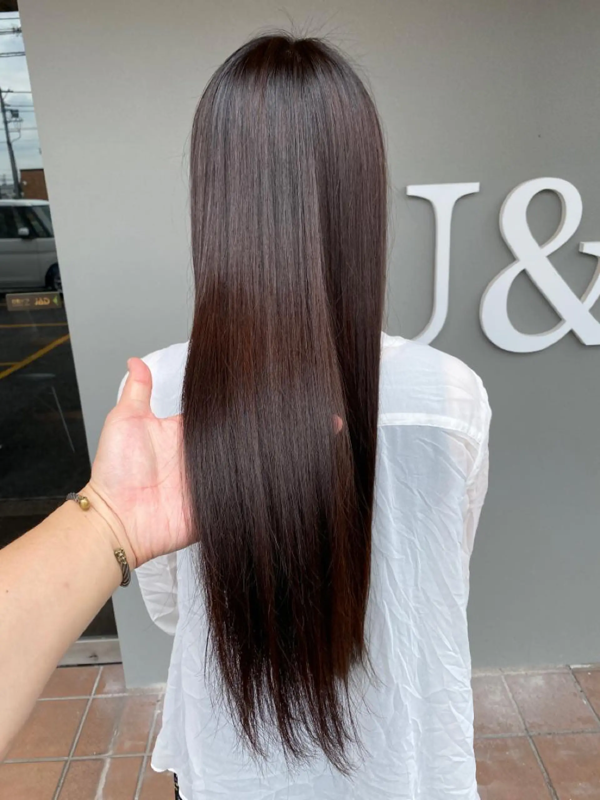 ロング ヘアカラー トリートメント U&i所属・平田 広大のヘアスタイル