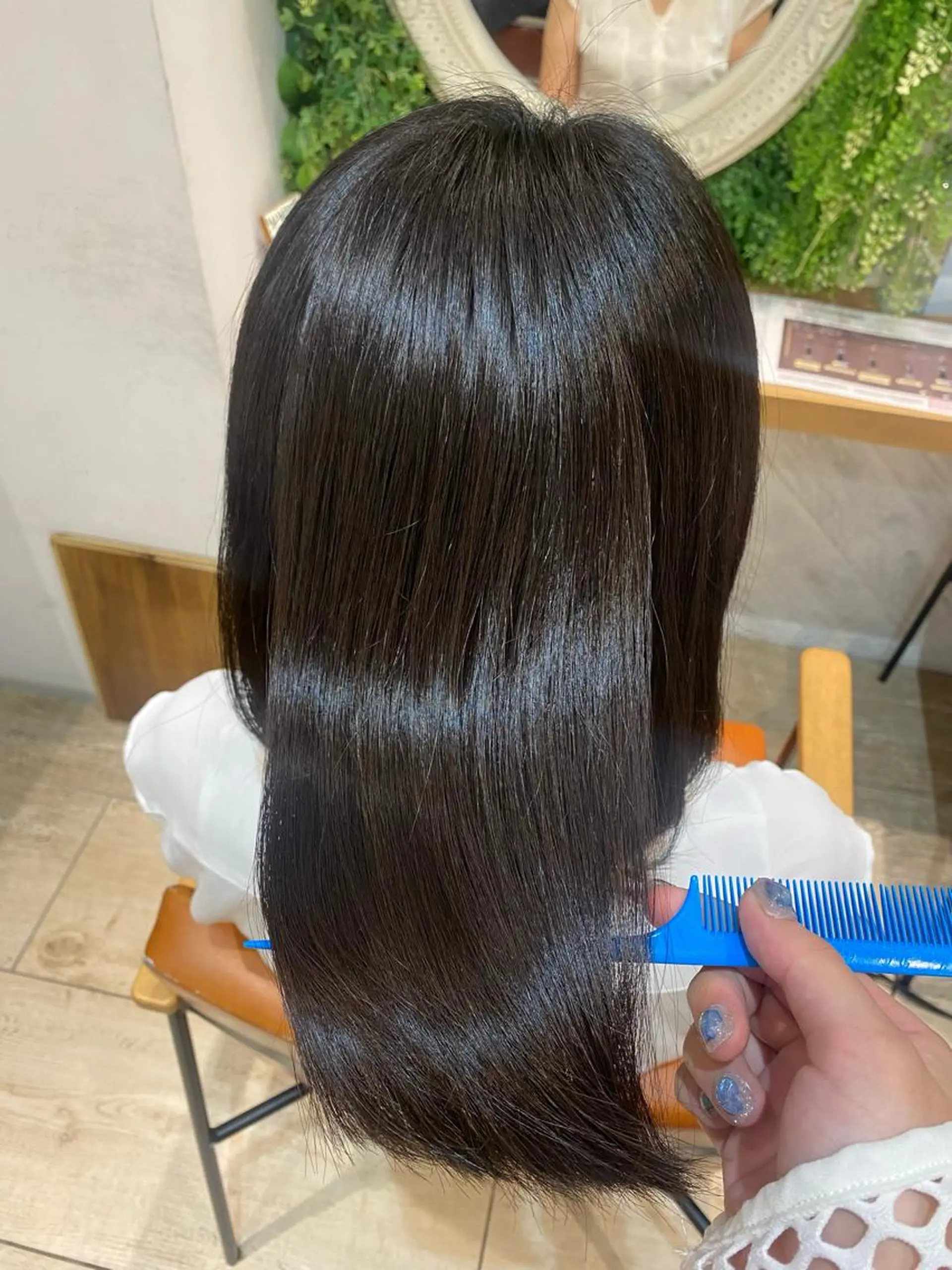 ロング カラー 💙mai🫧 縮毛矯正・ハイライトのヘアスタイル