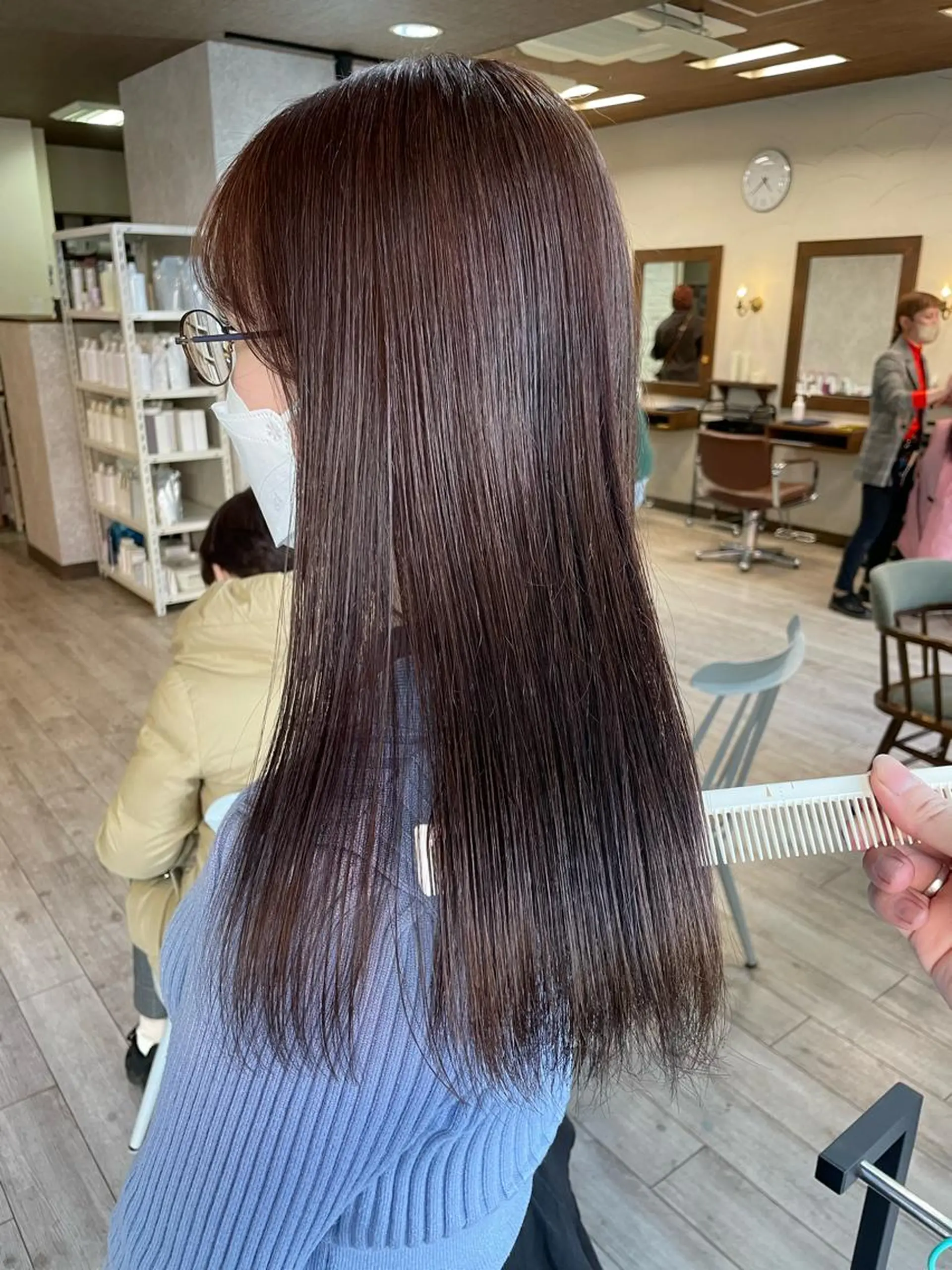 セミロング カラー ベージュカラー ラベンダーカラー ラベンダーベージュ 🫧ヒシダアキ /taboo🫧のヘアスタイル