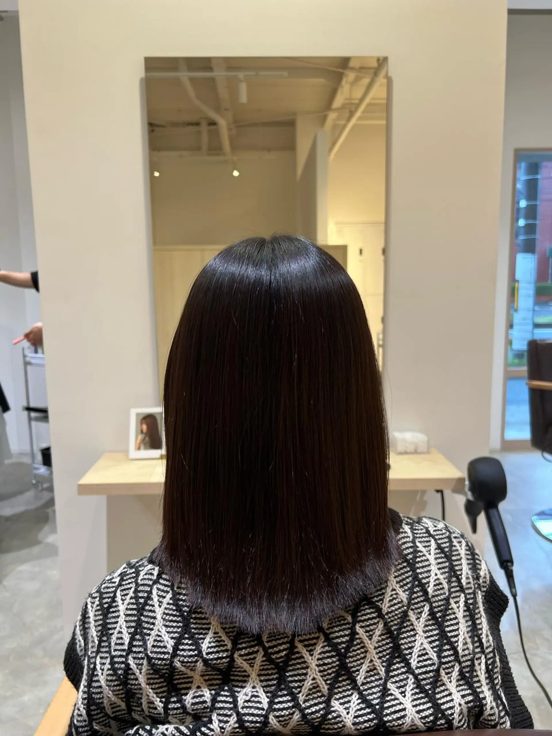 ミディアム 縮毛矯正 北九州美容室 🇰🇷mahiroのヘアスタイル