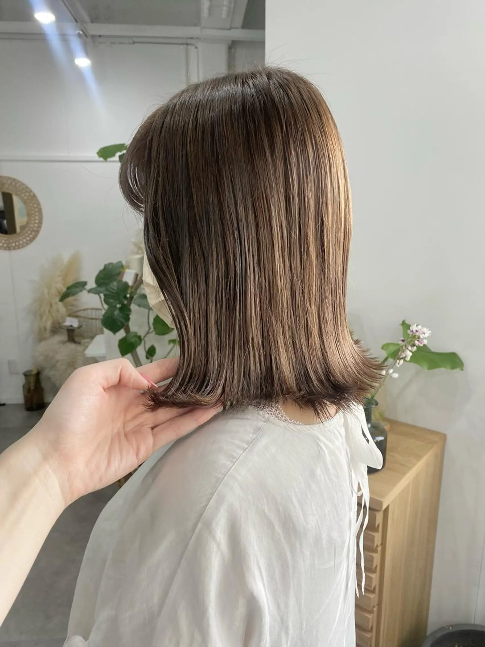ミディアム カラー ヘアアレンジ ume所属・ひなの .のその他イメージ