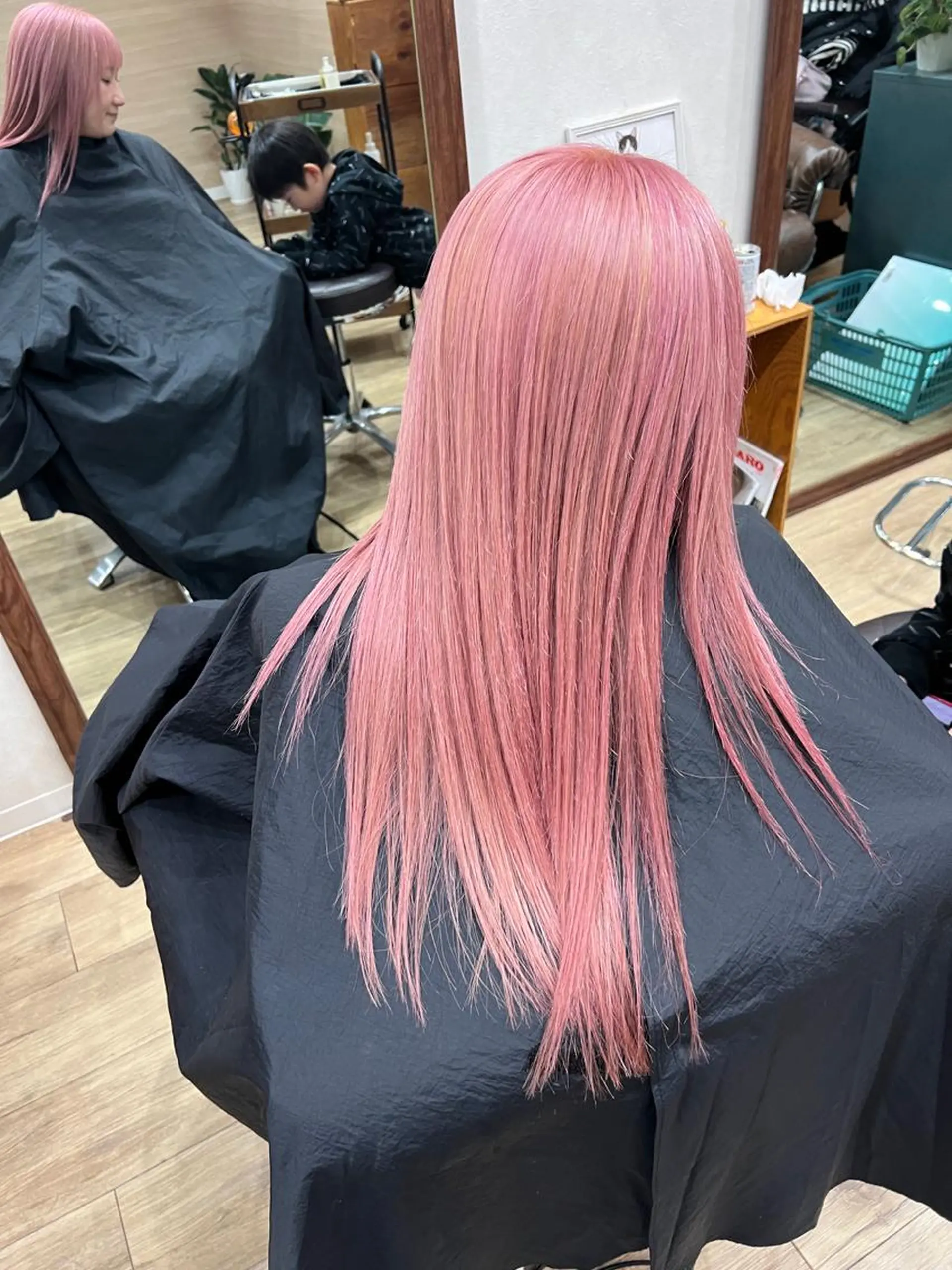 ロング カラー ピンクカラー 🍇おぐら めぐみ🍇のヘアスタイル
