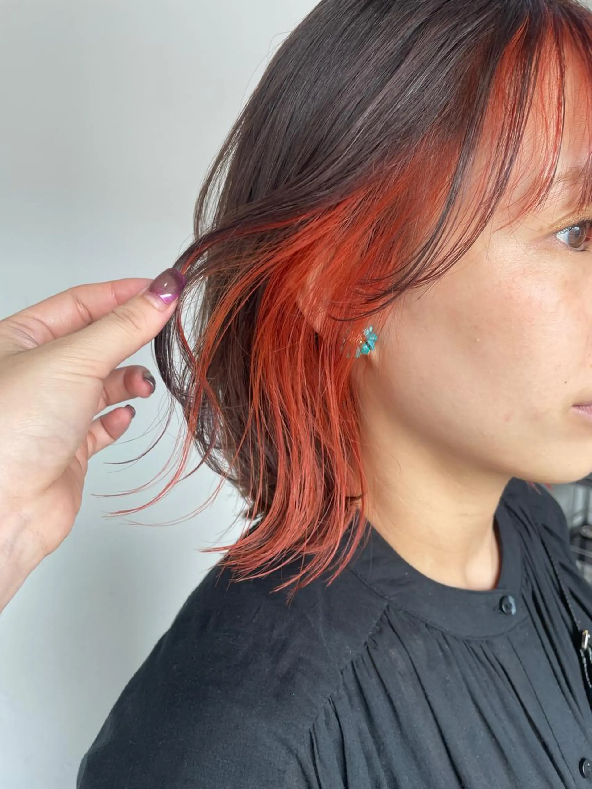 ショート カラー silo所属・silo MOKA 顔周りカット🦦のヘアスタイル