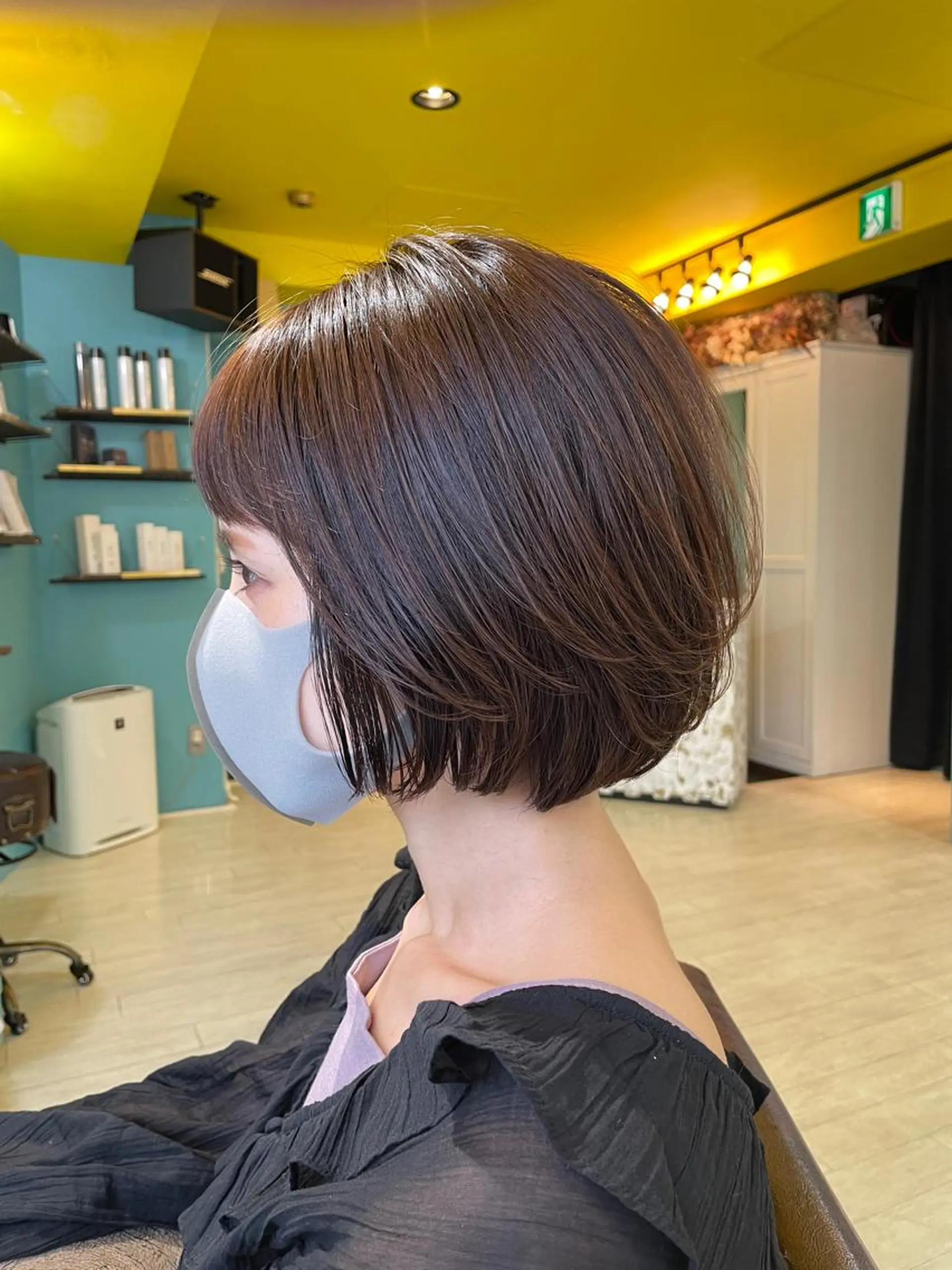 ショート ボブ カット ヘアカラー トリートメント Share  Salon  Reco【GARDEN】所属・末石 智のヘアスタイル