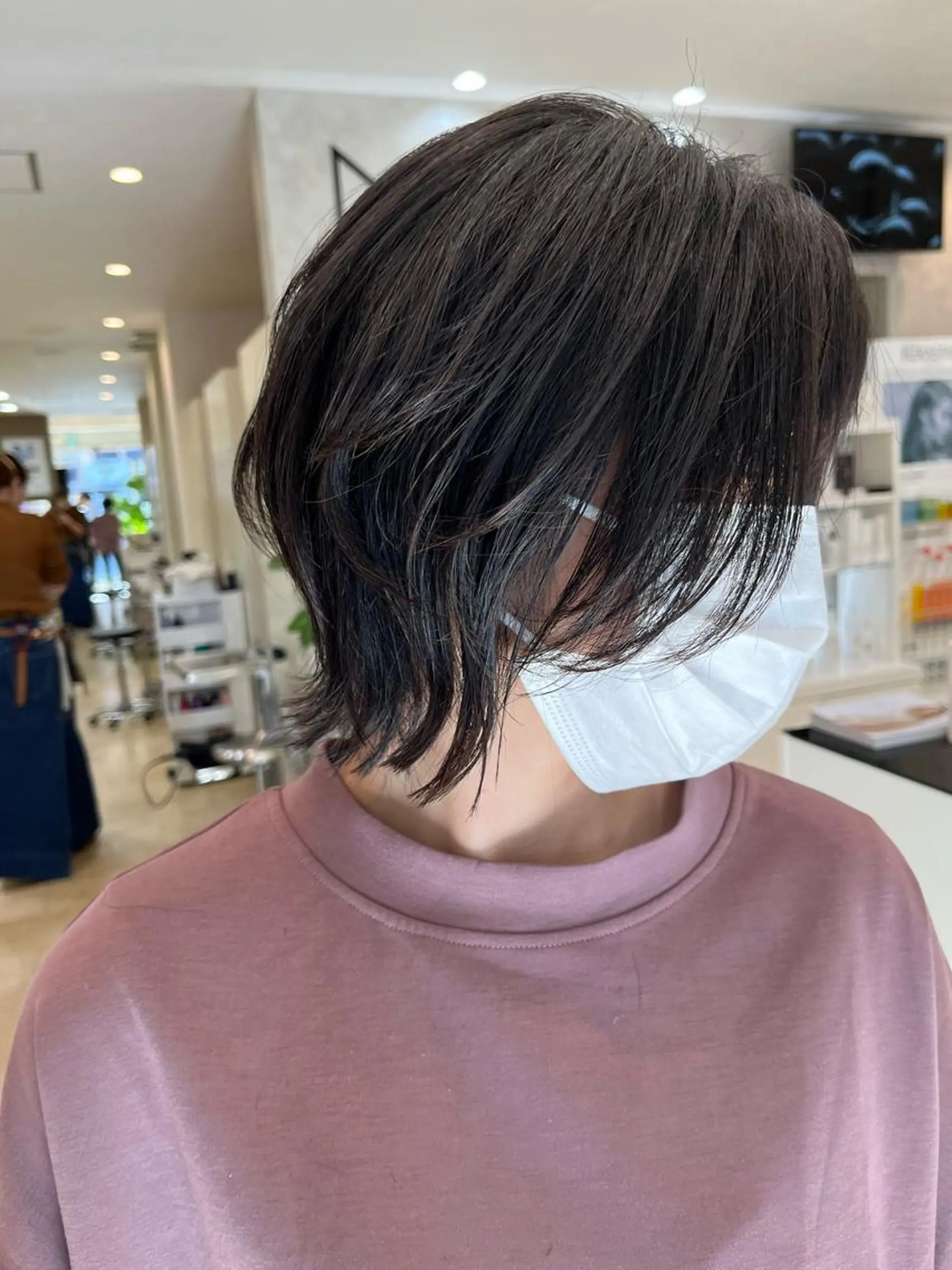ミディアム 西新/siohair 似合わせ/石尾刻矢のヘアスタイル