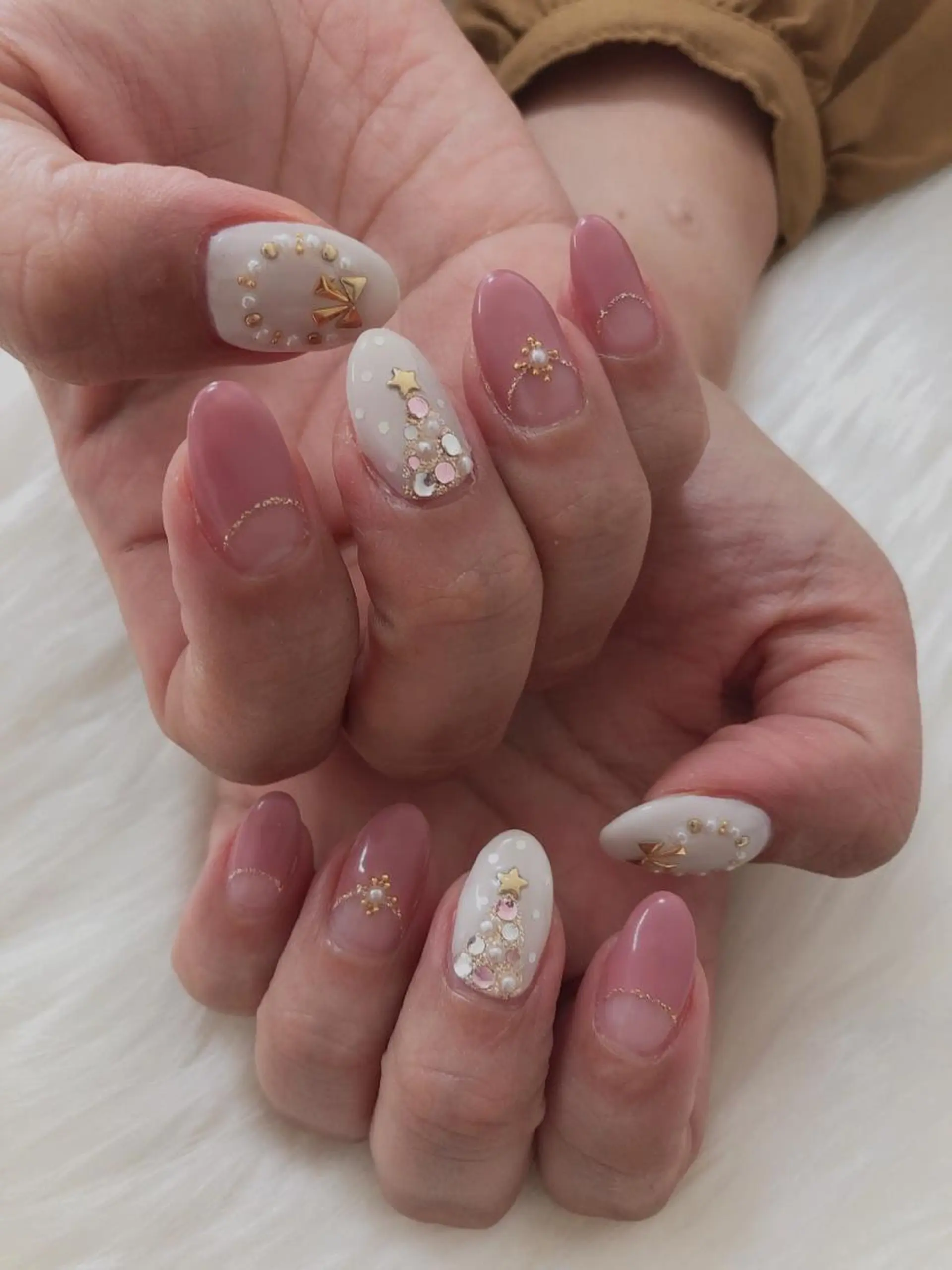 ネイル 冬ネイル クリスマス kiki nail 二子玉川のネイルデザイン