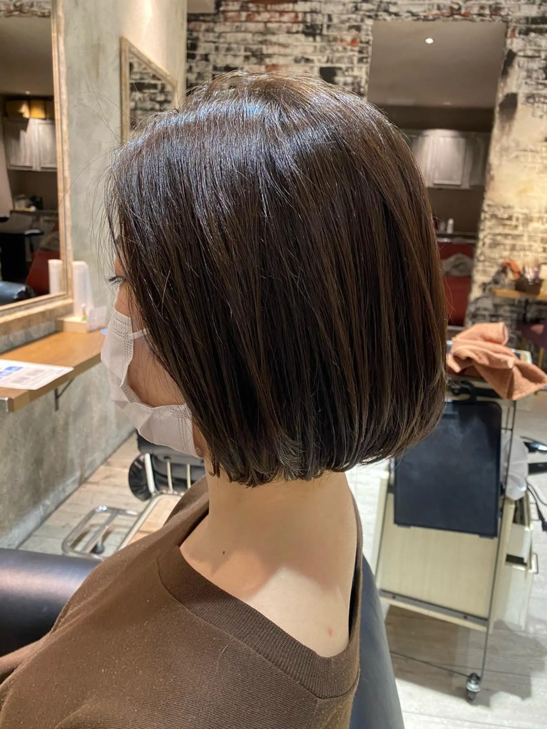 ショート カラー ヘアアレンジ ボブ カット 瀧尻 光のヘアスタイル