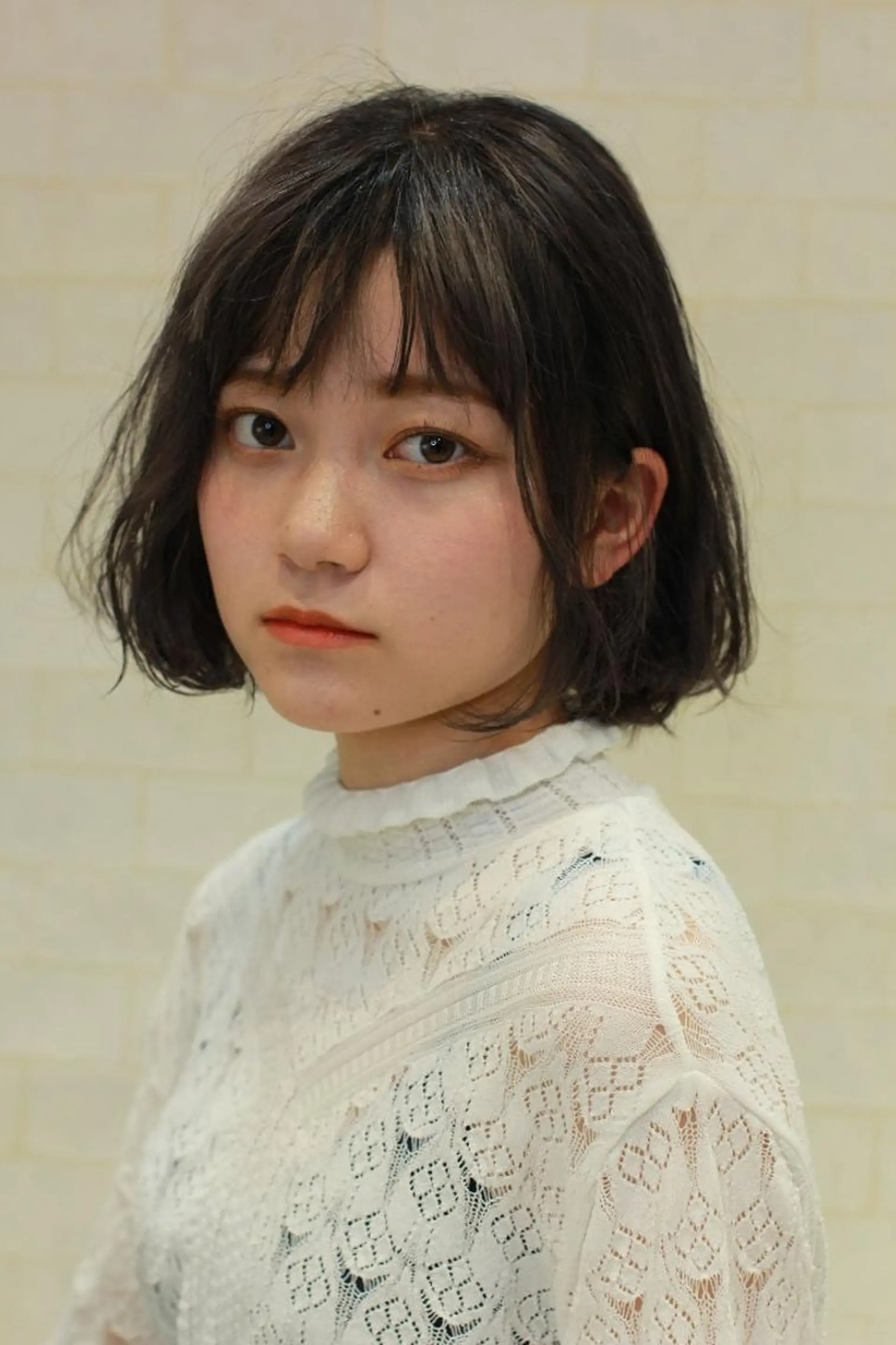 ミディアム 社内カット講師・店長 菅原賢一のヘアスタイル