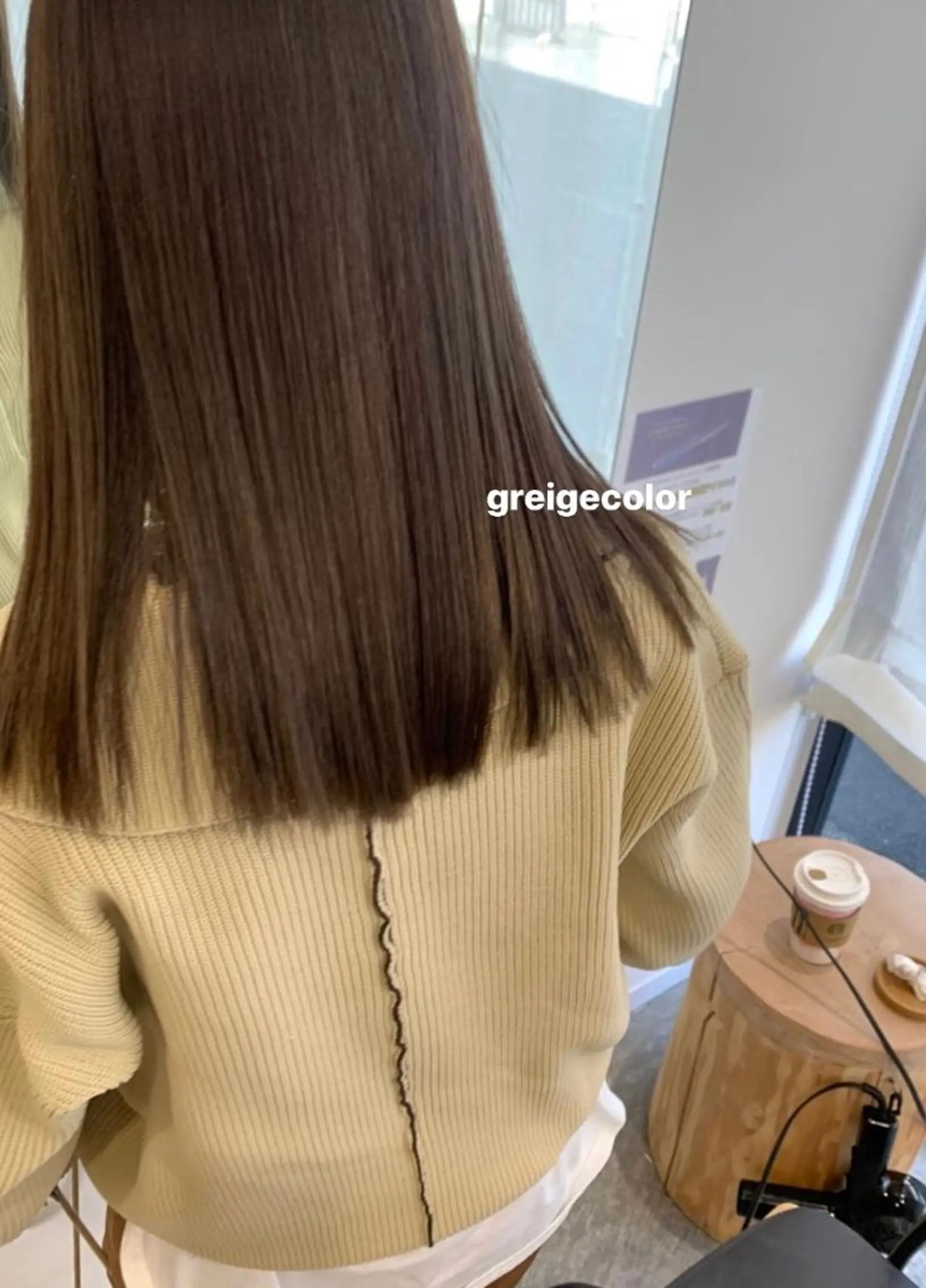 セミロング カラー 🎀トレンドhair 🎀マリノのヘアスタイル