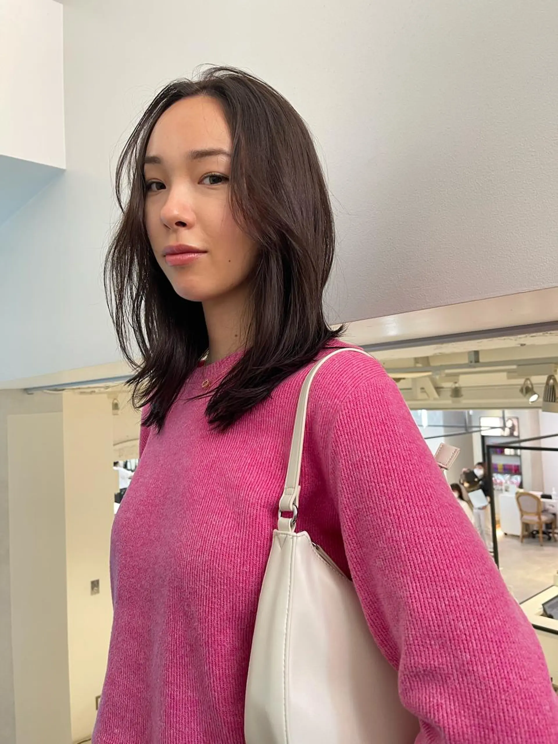 セミロング カラー カット ヘアカラー トリートメント zestKalon 🔗IBUのヘアスタイル