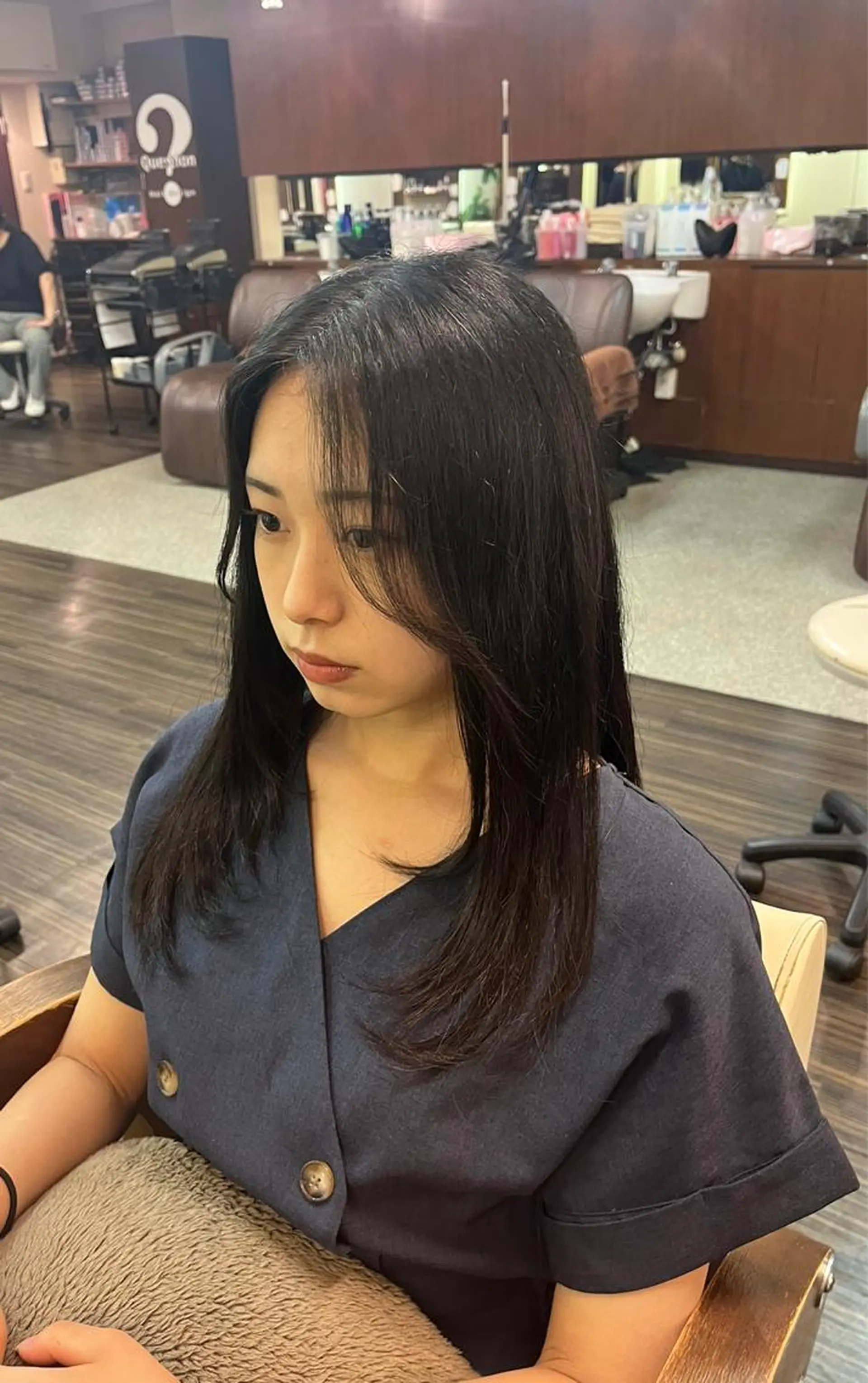 ロング 顔周りカット レイヤーカット 💎森 ハリス誠一💎のヘアスタイル