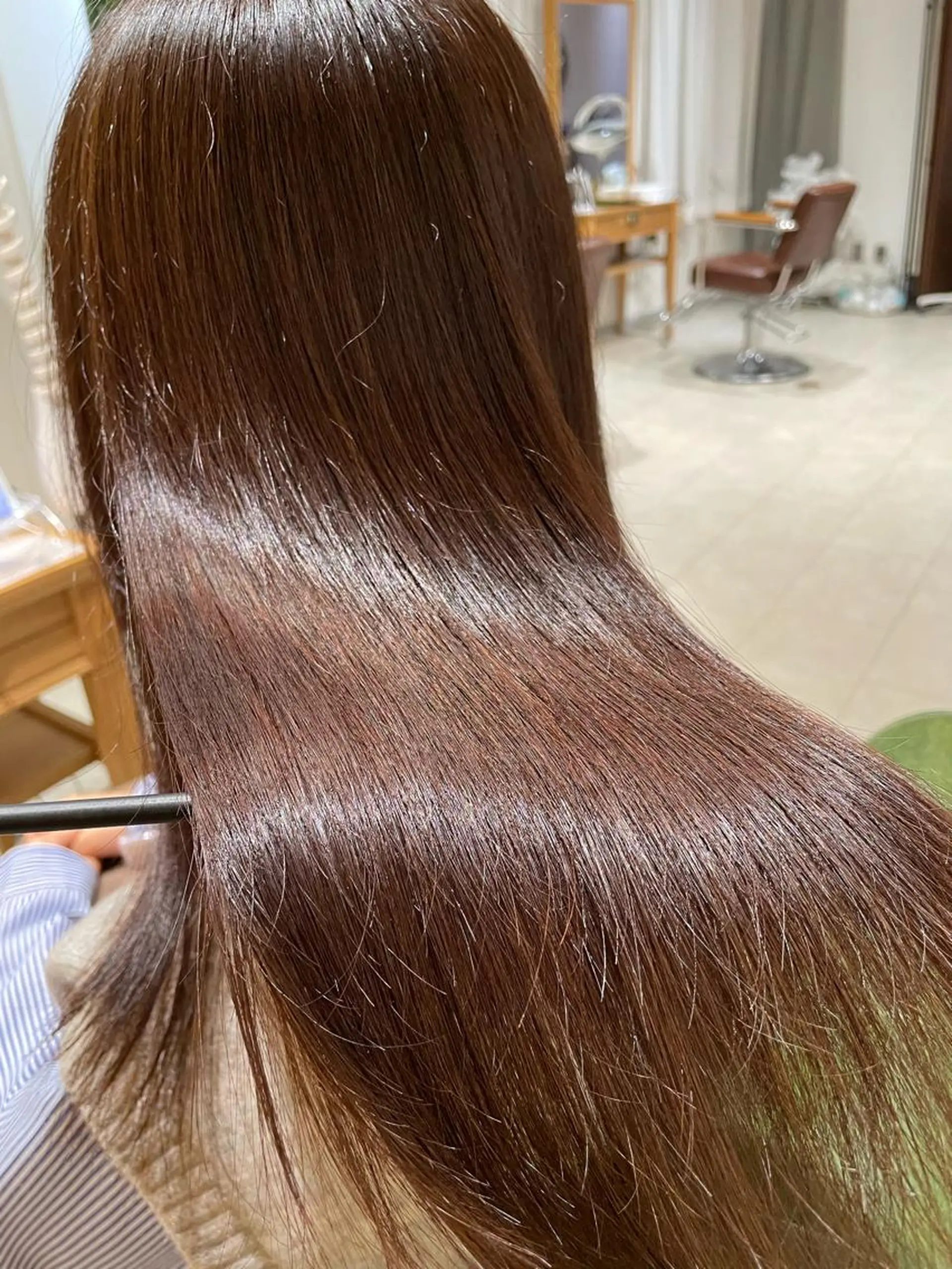 セミロング パーマ 髪質改善 ストレートパーマ カット ヘアカラー トリートメント 過去一の柔髪ヘア 🌿IVYjoureのヘアスタイル