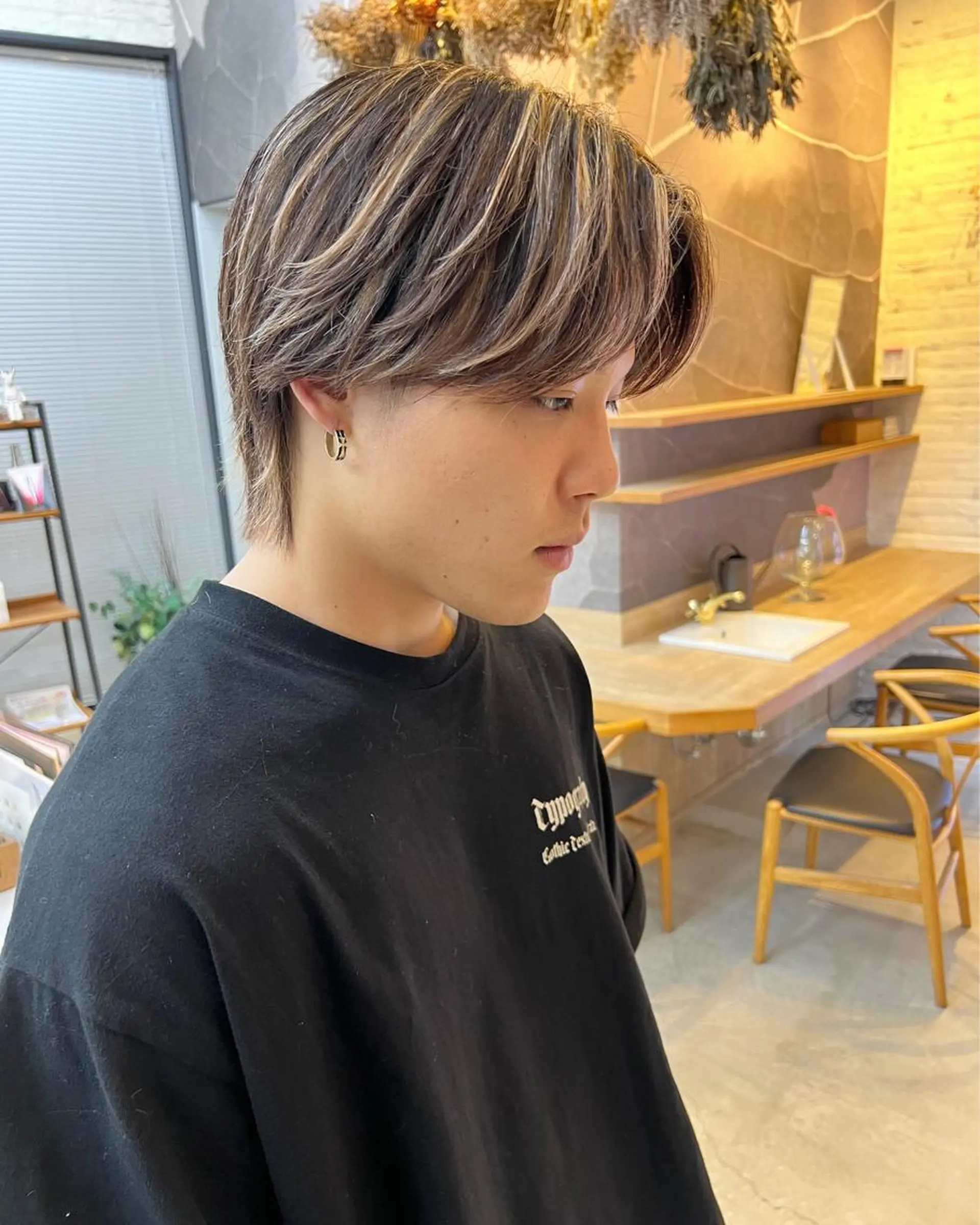 カラー メンズ 池本 勇大のヘアスタイル