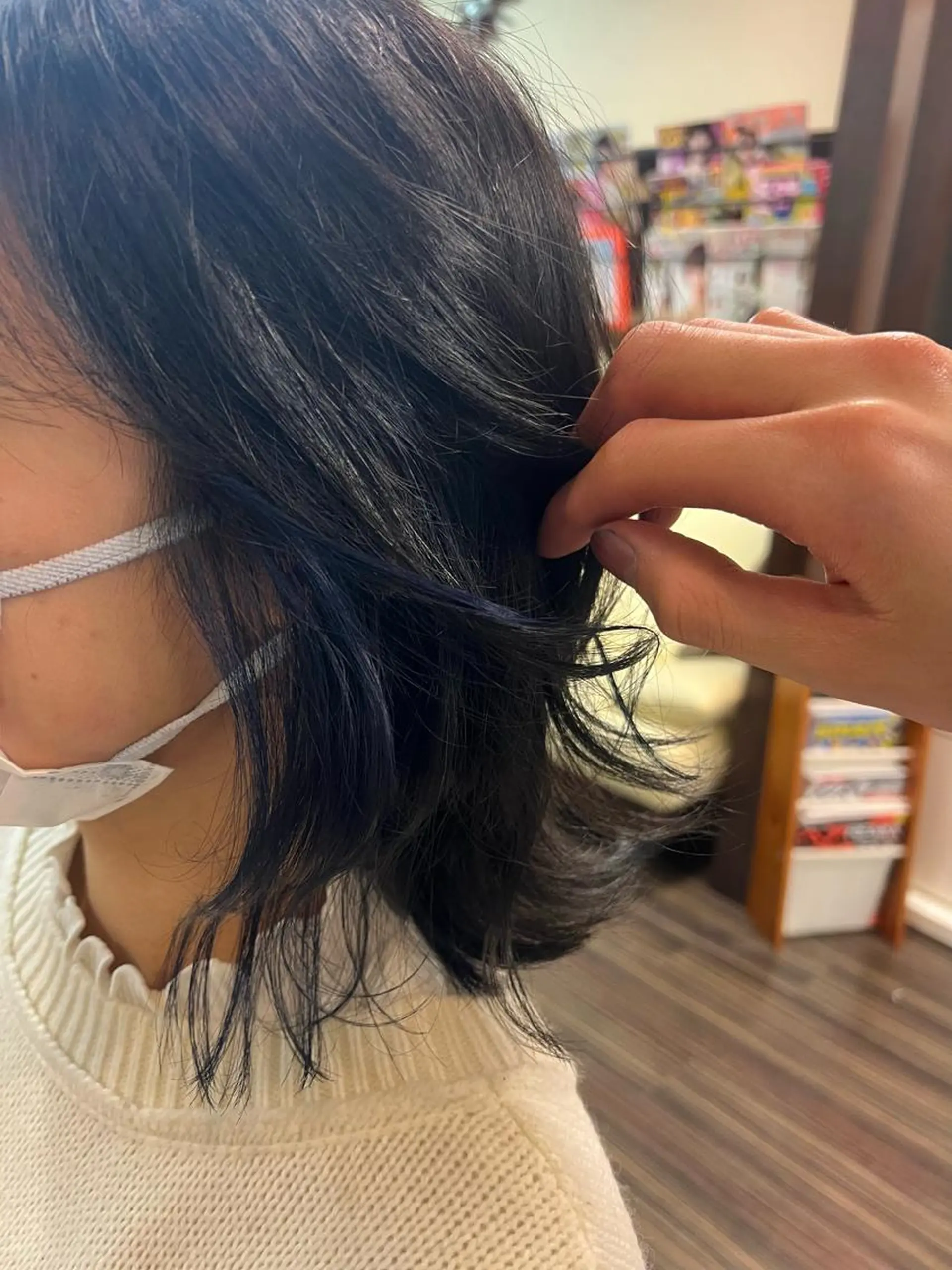 ミディアム カラー 美容室soi所属・石田 凱土のヘアスタイル