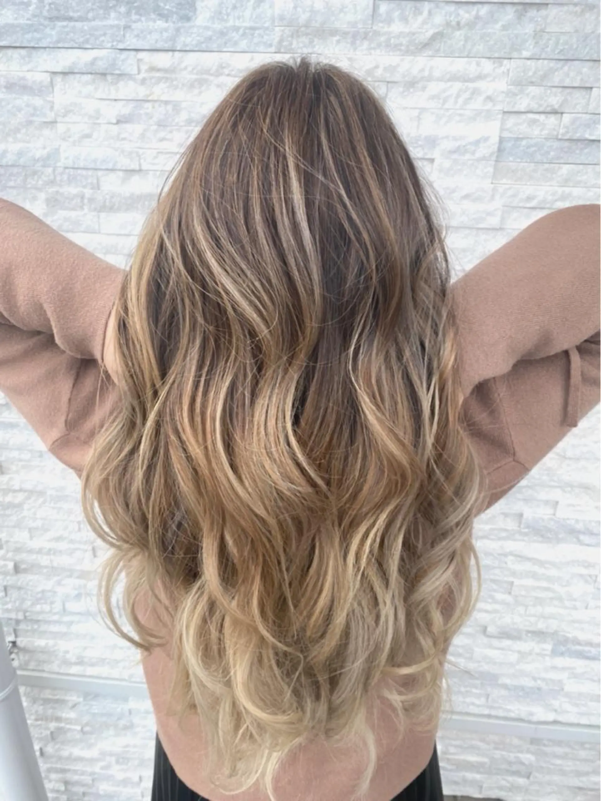 ロング カラー 美容室 ソンリエのヘアスタイル