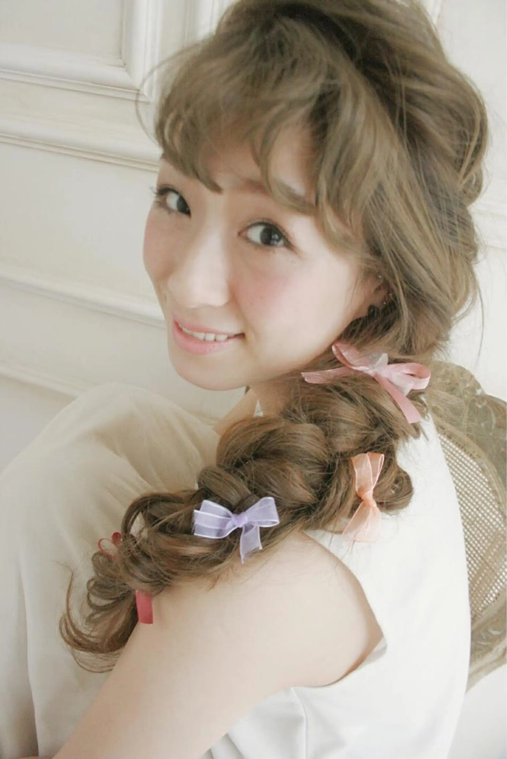 ロング カット ヘアカラー ヘアセット 難波/白髪ぼかし/ KAORIのヘアスタイル