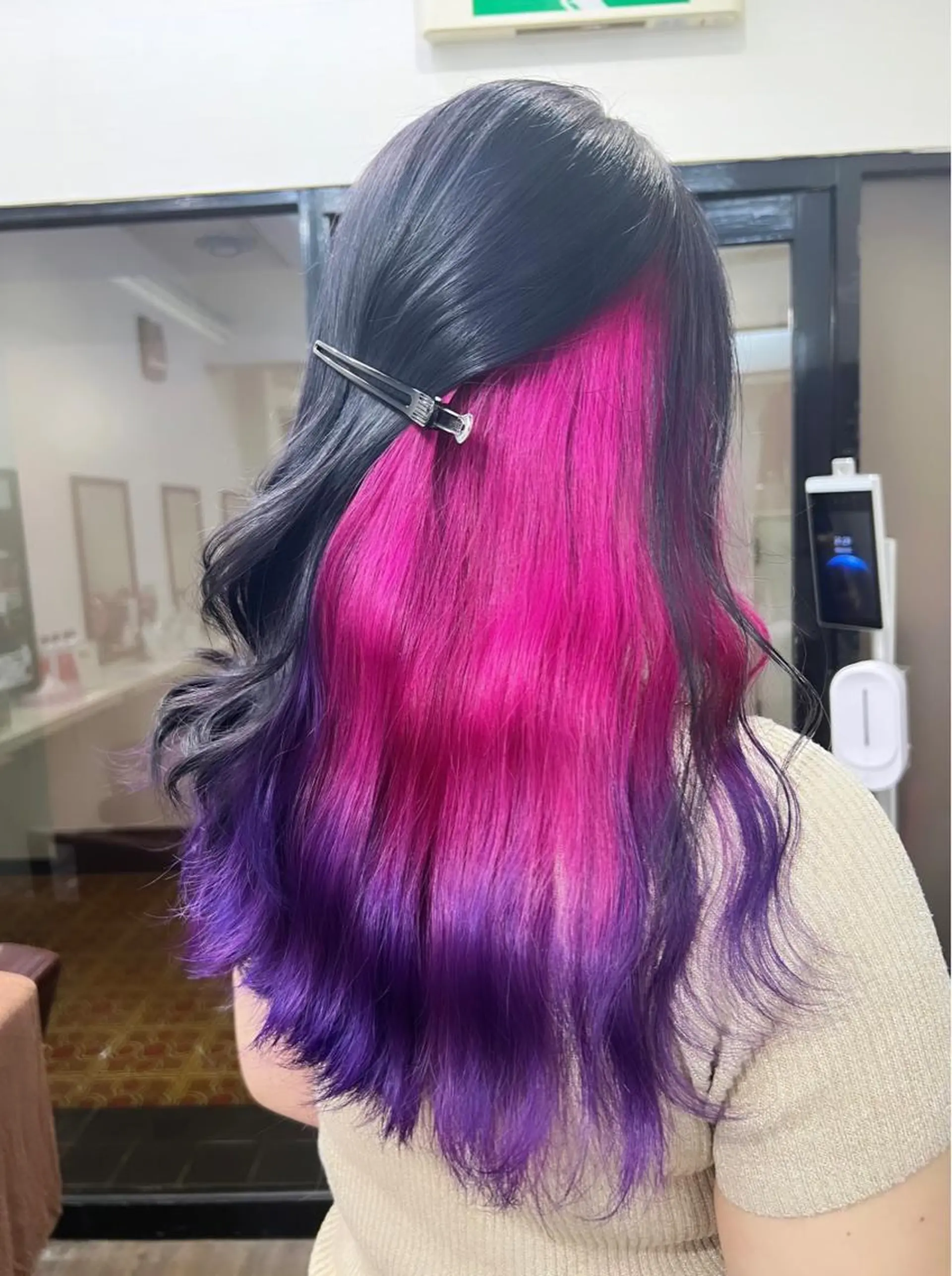 ロング カラー ブリーチ ケアブリーチ ヘアカラー 🧠U-topia 西村彩🧠のヘアスタイル