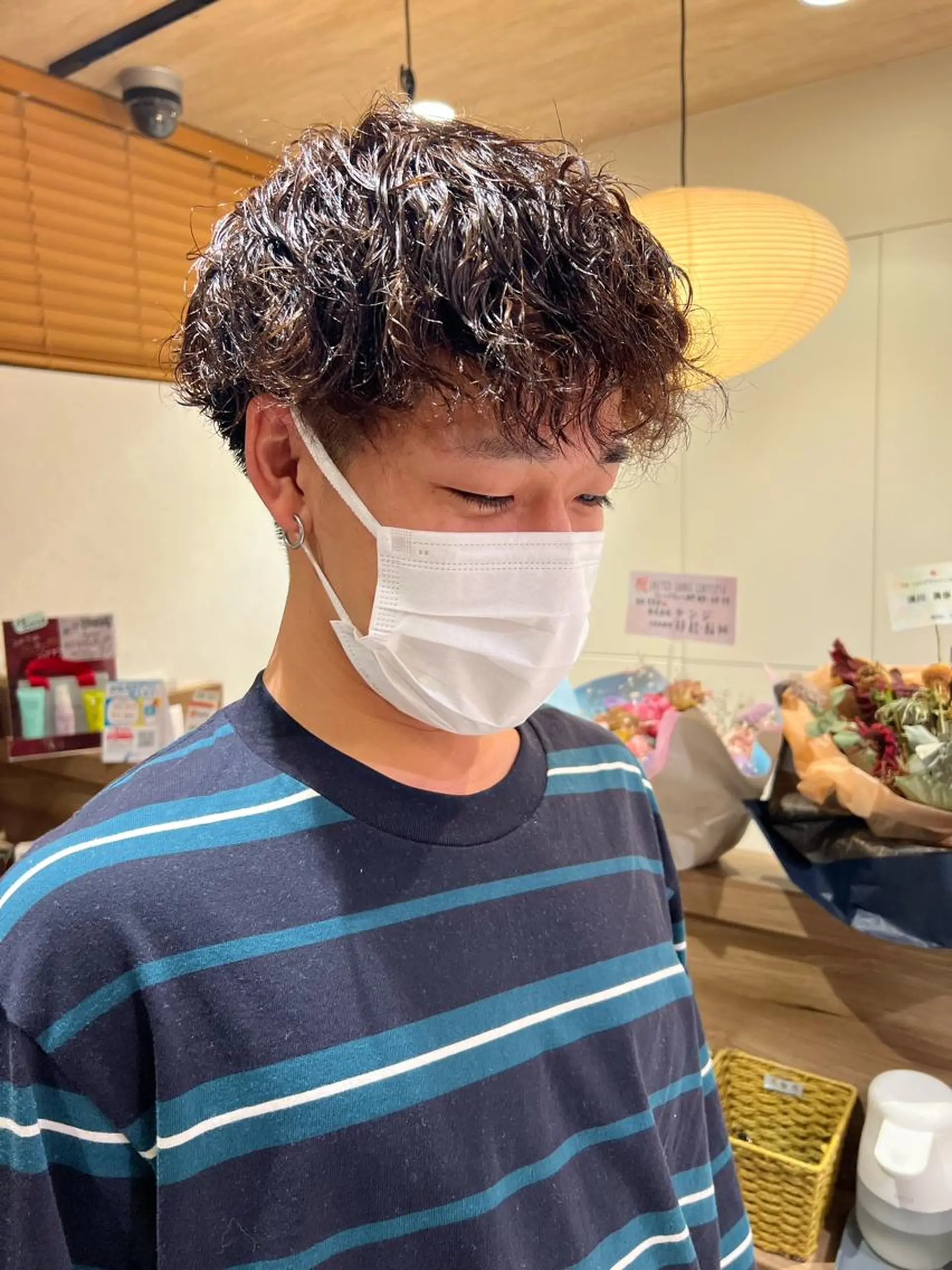 ショート パーマ メンズ Oasisgarden所属・レイヤー/ブリーチ MOMOのヘアスタイル